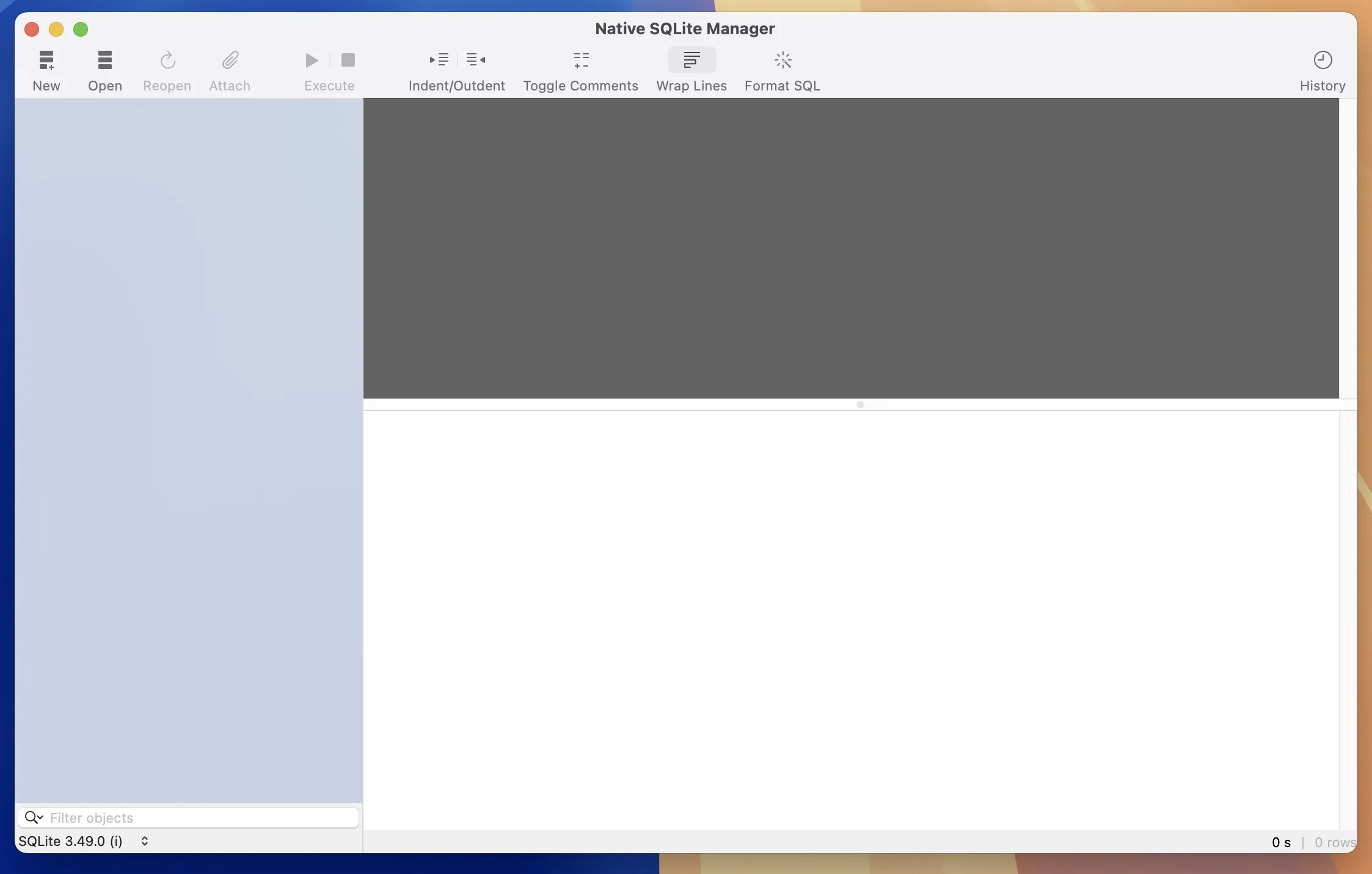 图片[1]破解版下载 | Native SQLite Manager 1.30.1 轻量级SQLite数据库管理工具破解版下载 | MacPJ - 最新Mac软件与游戏破解版资源下载