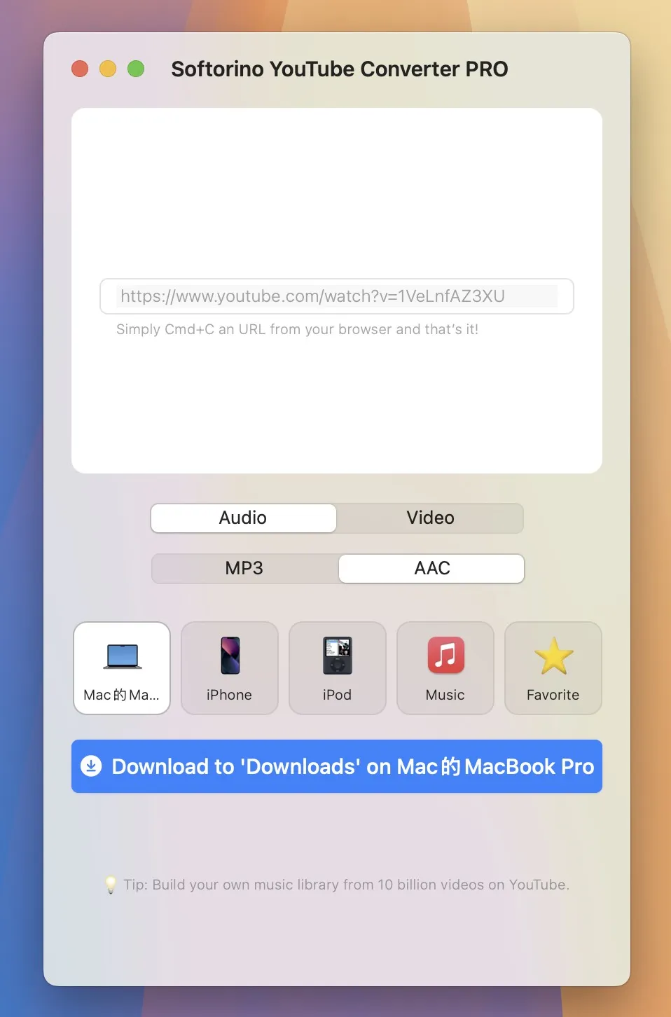 图片[1]破解版下载 | YouTube Converter PRO 5.1.16 YouTube视频下载与转换破解版下载 | MacPJ - 最新Mac软件与游戏破解版资源下载