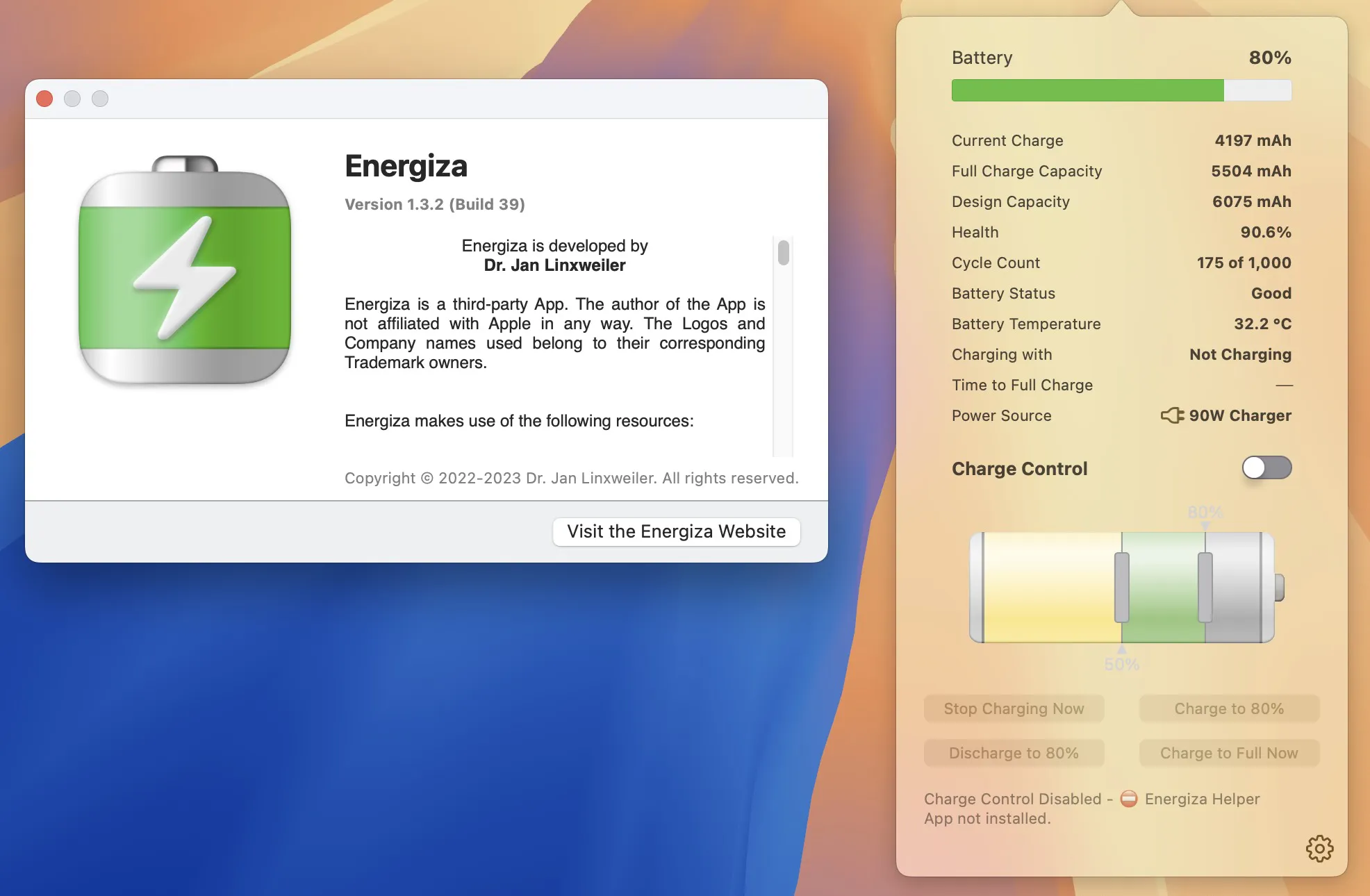 图片[1]破解版下载 | Energiza Pro 1.3.3 电池管理软件破解版下载 | MacPJ - 最新Mac软件与游戏破解版资源下载