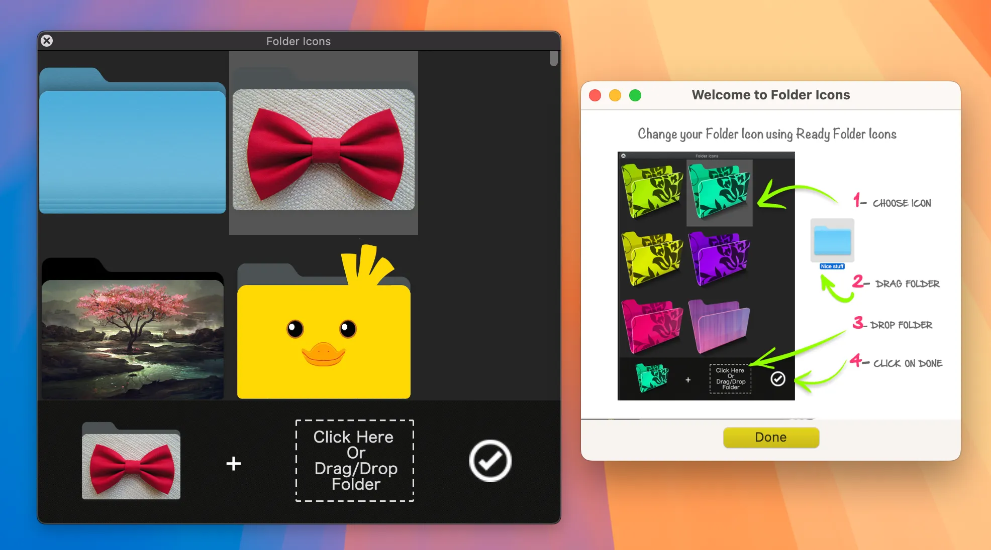 图片[1]破解版下载 | Folder Icons 2.0.3 文件夹个性化图标修改软件破解版下载 | MacPJ - 最新Mac软件与游戏破解版资源下载