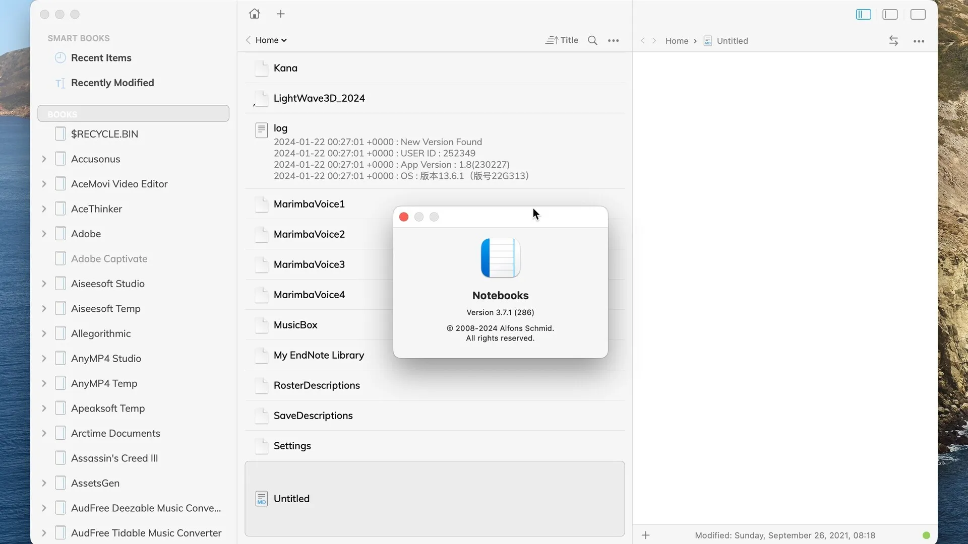 图片[1]破解版下载 | Notebooks 3.7.3 多功能记事本破解版下载 | MacPJ - 最新Mac软件与游戏破解版资源下载