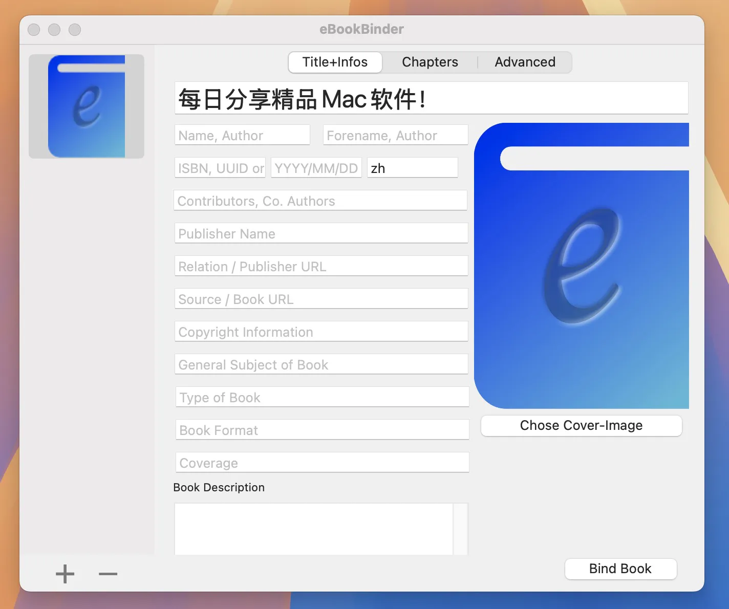 图片[1]破解版下载 | eBookBinder 1.12.7 Mac版电子书制作工具破解版下载 | MacPJ - 最新Mac软件与游戏破解版资源下载