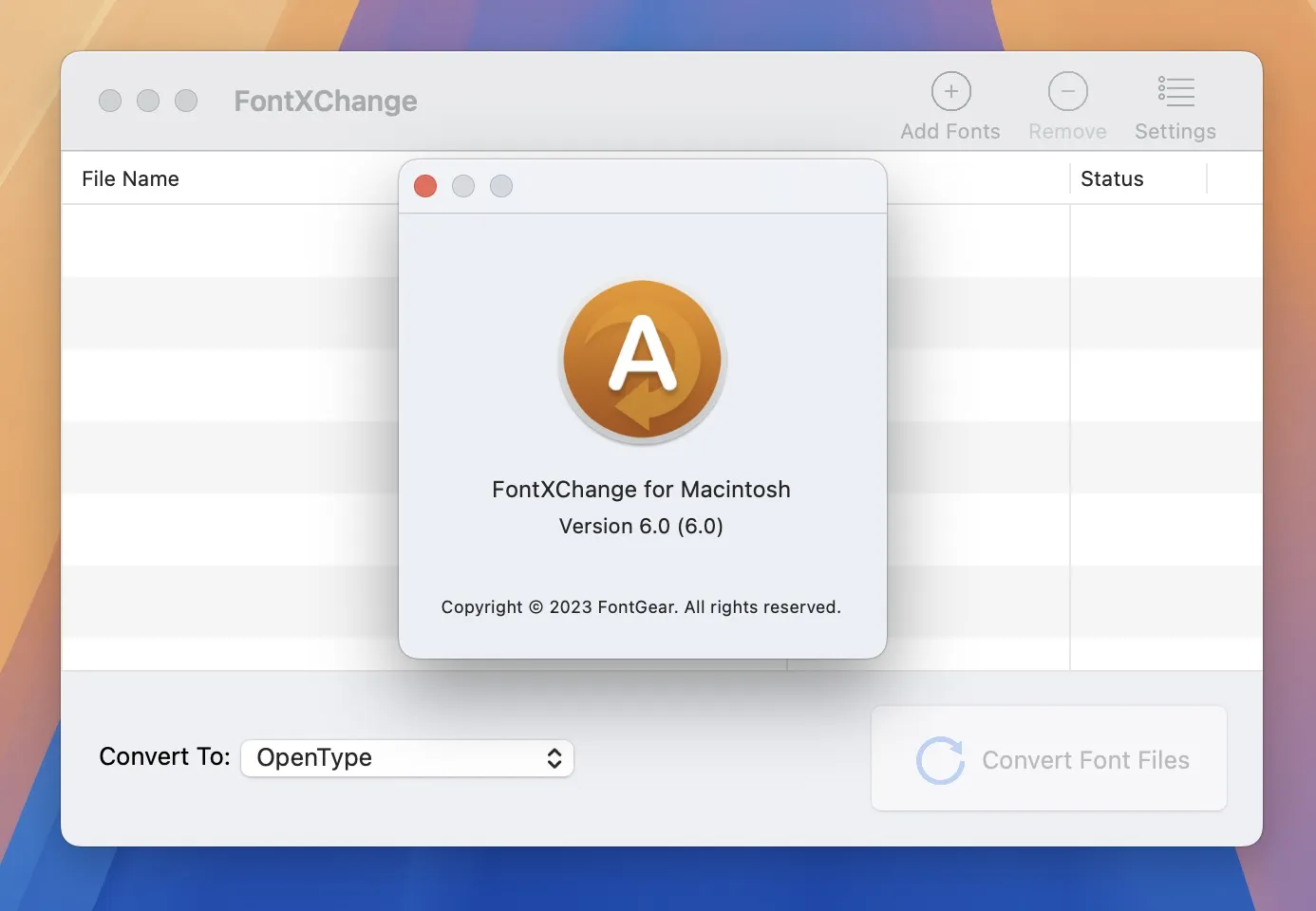图片[1]破解版下载 | FontXChange 6.0 字体转换工具破解版下载 | MacPJ - 最新Mac软件与游戏破解版资源下载
