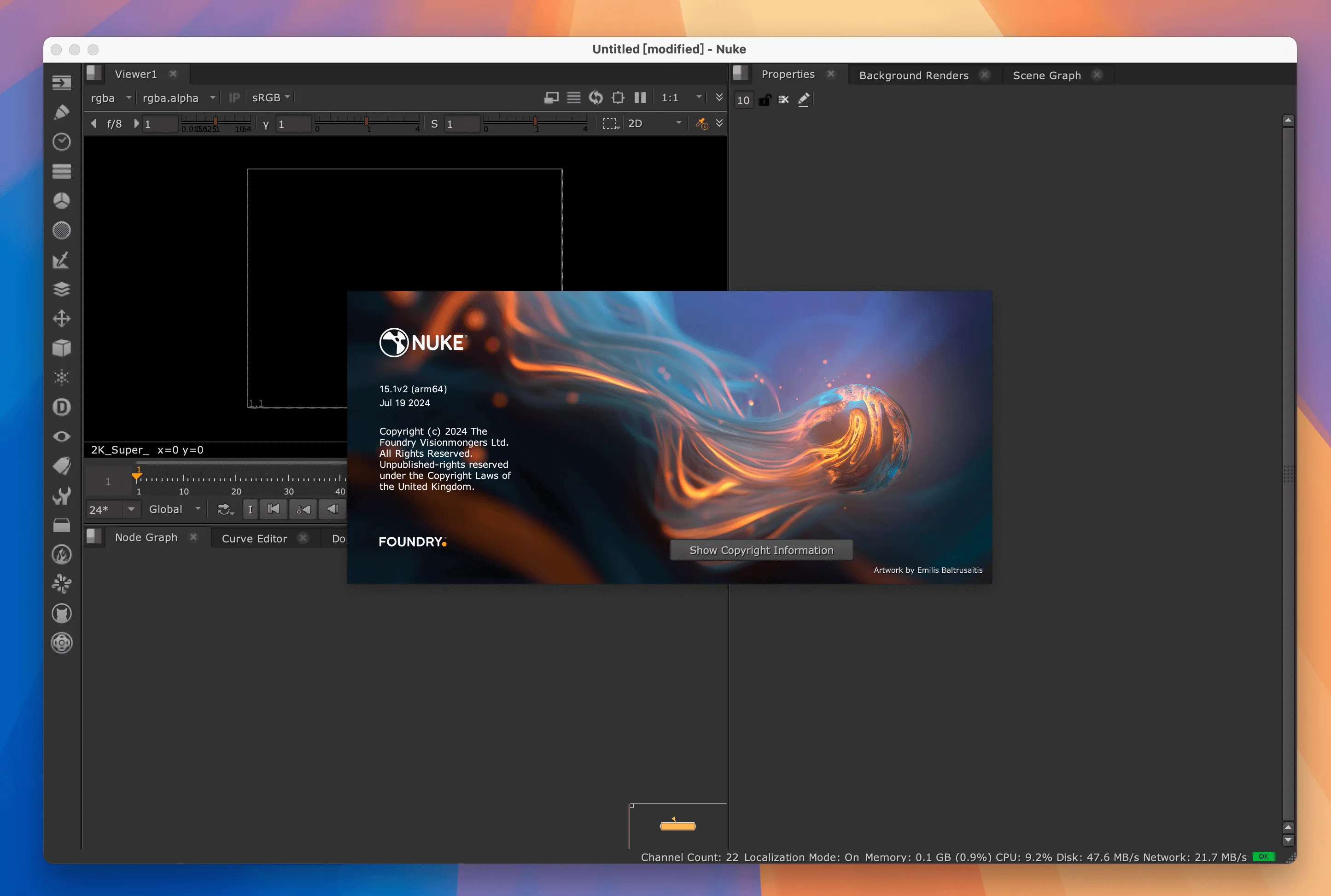 图片[1]破解版下载 | Foundry Nuke Studio 15.1v4 专业视频合成软件破解版下载 | MacPJ - 最新Mac软件与游戏破解版资源下载