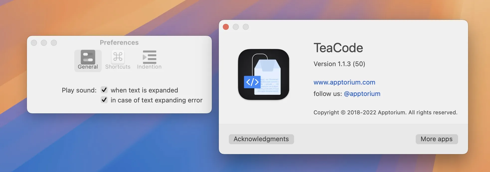 图片[1]破解版下载 | TeaCode 1.1.3 代码快速生成工具破解版下载 | MacPJ - 最新Mac软件与游戏破解版资源下载