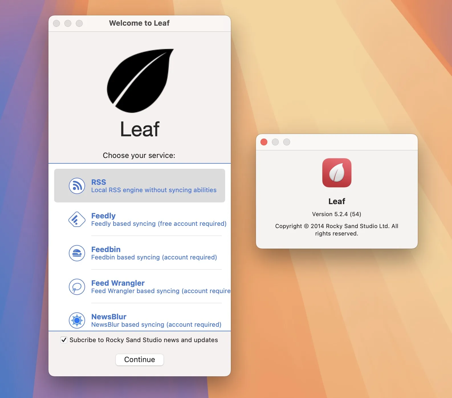 图片[1]破解版下载 | Leaf 5.2.4 好用的rss阅读器破解版下载 | MacPJ - 最新Mac软件与游戏破解版资源下载