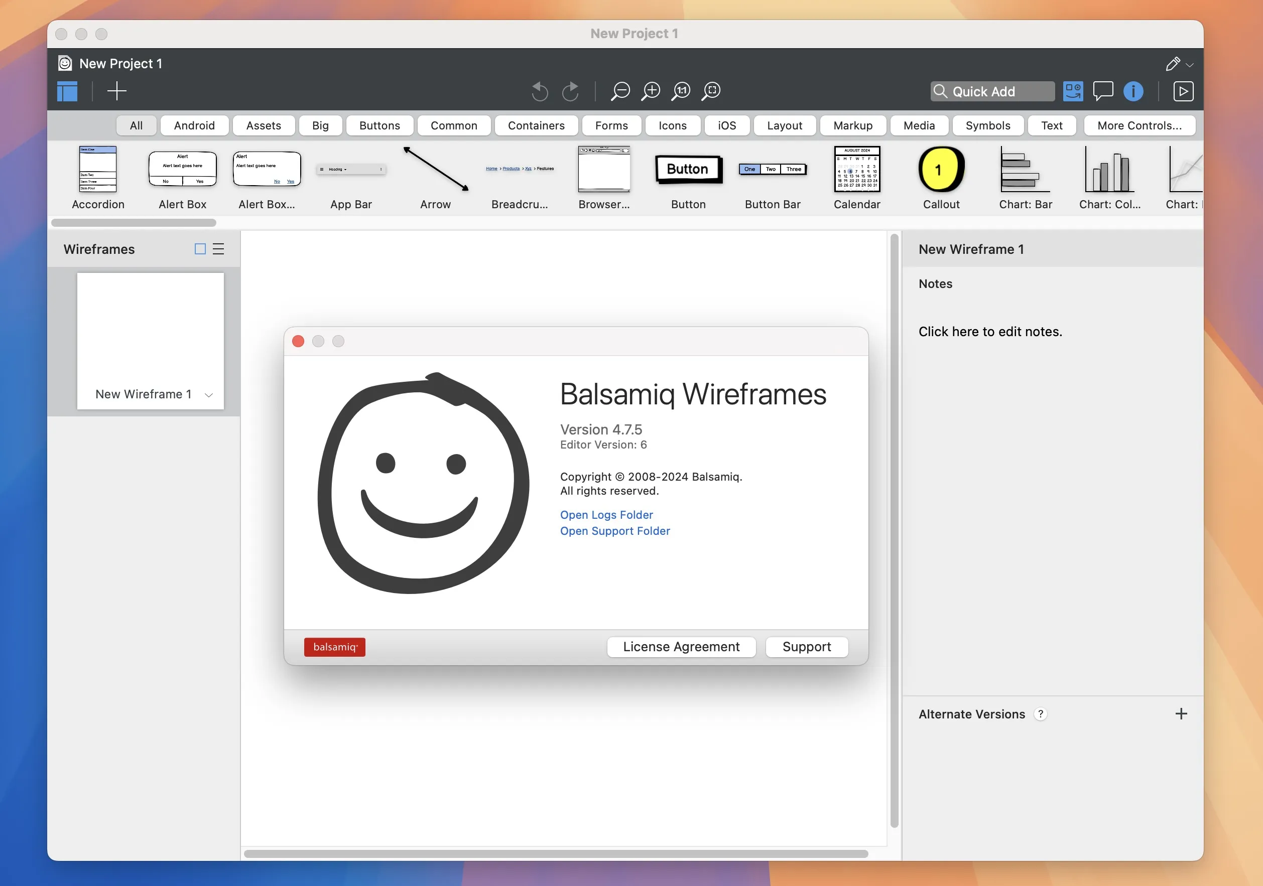 图片[1]破解版下载 | Balsamiq Wireframes v4.7.5 UI线框原型图绘制工具破解版下载 | MacPJ - 最新Mac软件与游戏破解版资源下载