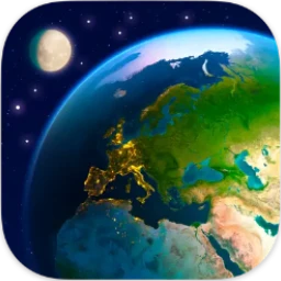 Earth 3D Live Wallpaper Screen Saver 8.1.2 3D地球模拟软件破解版下载 | MacPJ - 最新Mac软件与游戏破解版资源下载