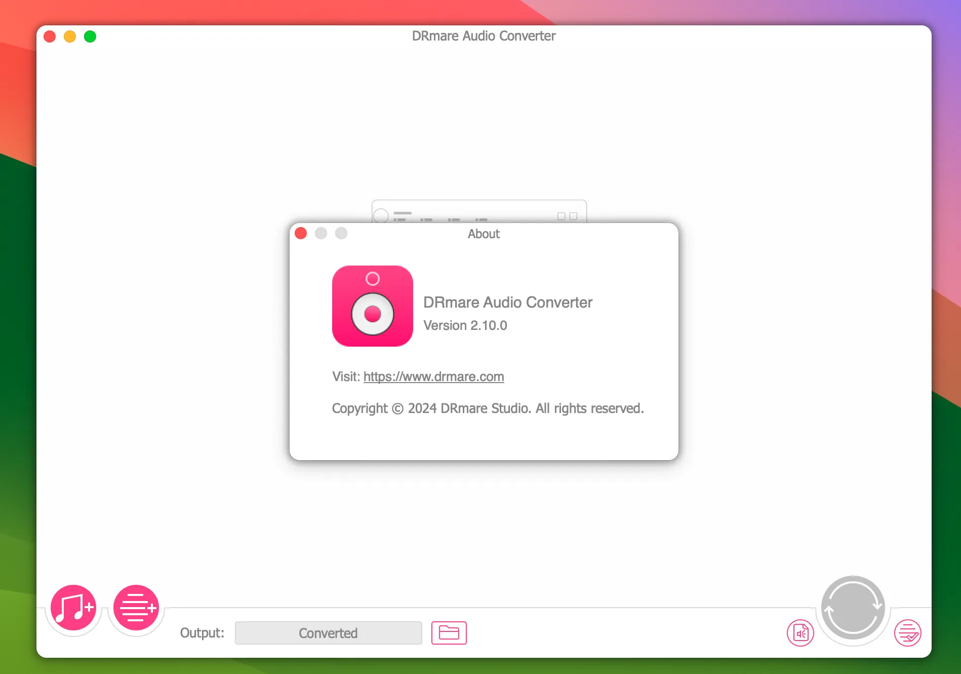 图片[1]破解版下载 | DRmare Audio Converter 2.10.0 音频格式转换工具破解版下载 | MacPJ - 最新Mac软件与游戏破解版资源下载