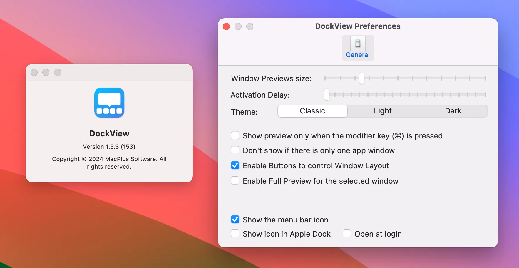 图片[1]破解版下载 | DockView 1.5.3 Dock窗口预览工具破解版下载 | MacPJ - 最新Mac软件与游戏破解版资源下载