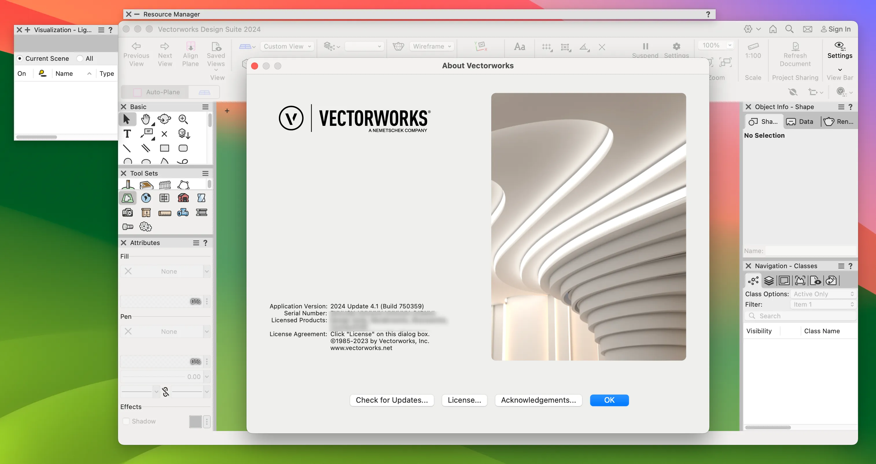 图片[1]破解版下载 | Vectorworks 2024 2024 Update 4.1 3D建模设计破解版下载 | MacPJ - 最新Mac软件与游戏破解版资源下载