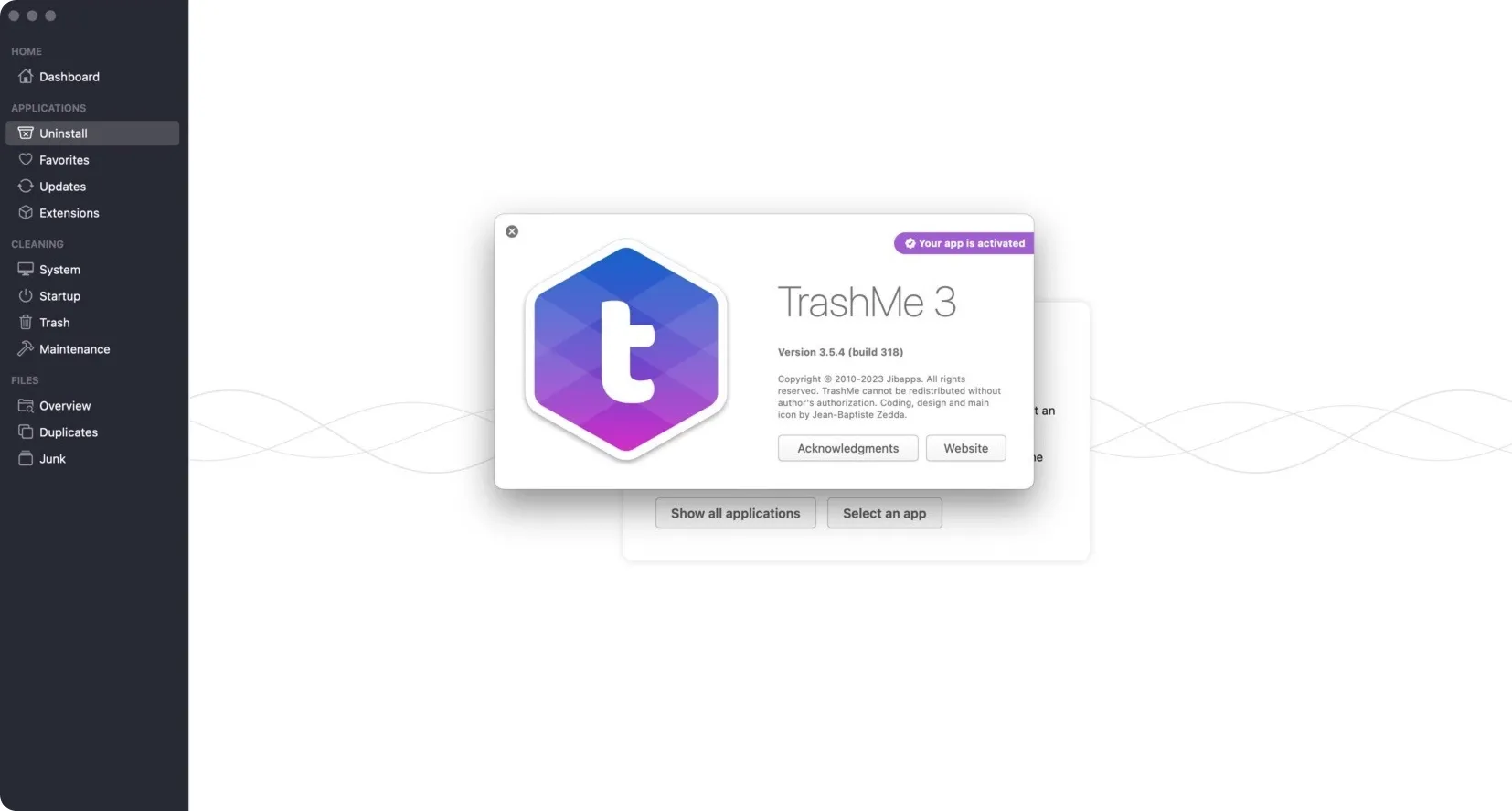 图片[1]破解版下载 | TrashMe 3.5.6 高效的Mac清理和卸载工具破解版下载 | MacPJ - 最新Mac软件与游戏破解版资源下载
