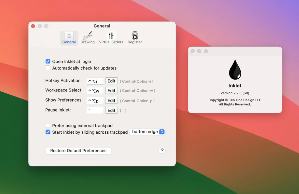 图片[1]破解版下载 | Inklet 2.2.5 触控板绘画工具破解版下载 | MacPJ - 最新Mac软件与游戏破解版资源下载