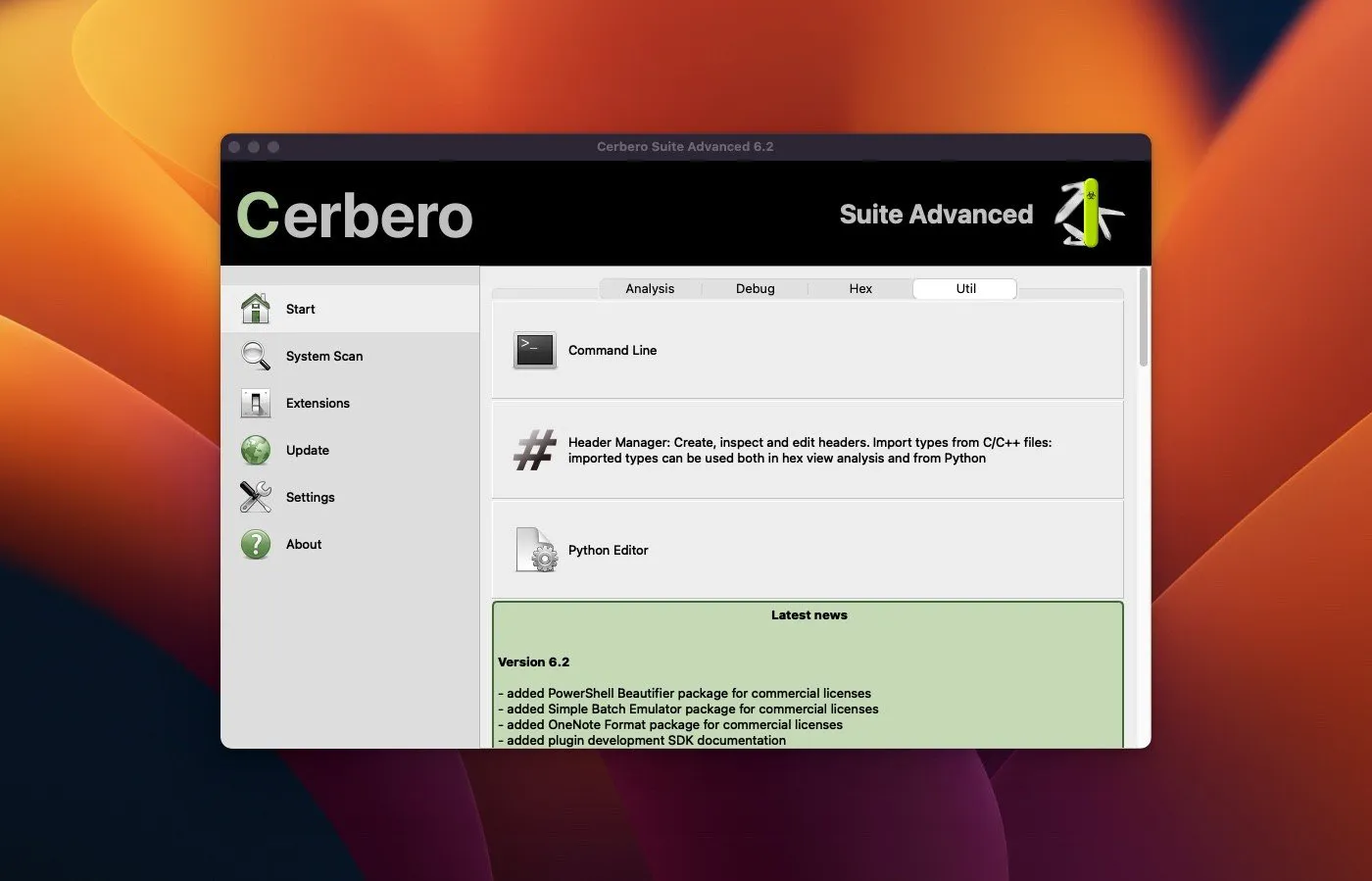 图片[1]破解版下载 | Cerbero Suite Advanced 6.31 macOS防病毒软件破解版下载 | MacPJ - 最新Mac软件与游戏破解版资源下载