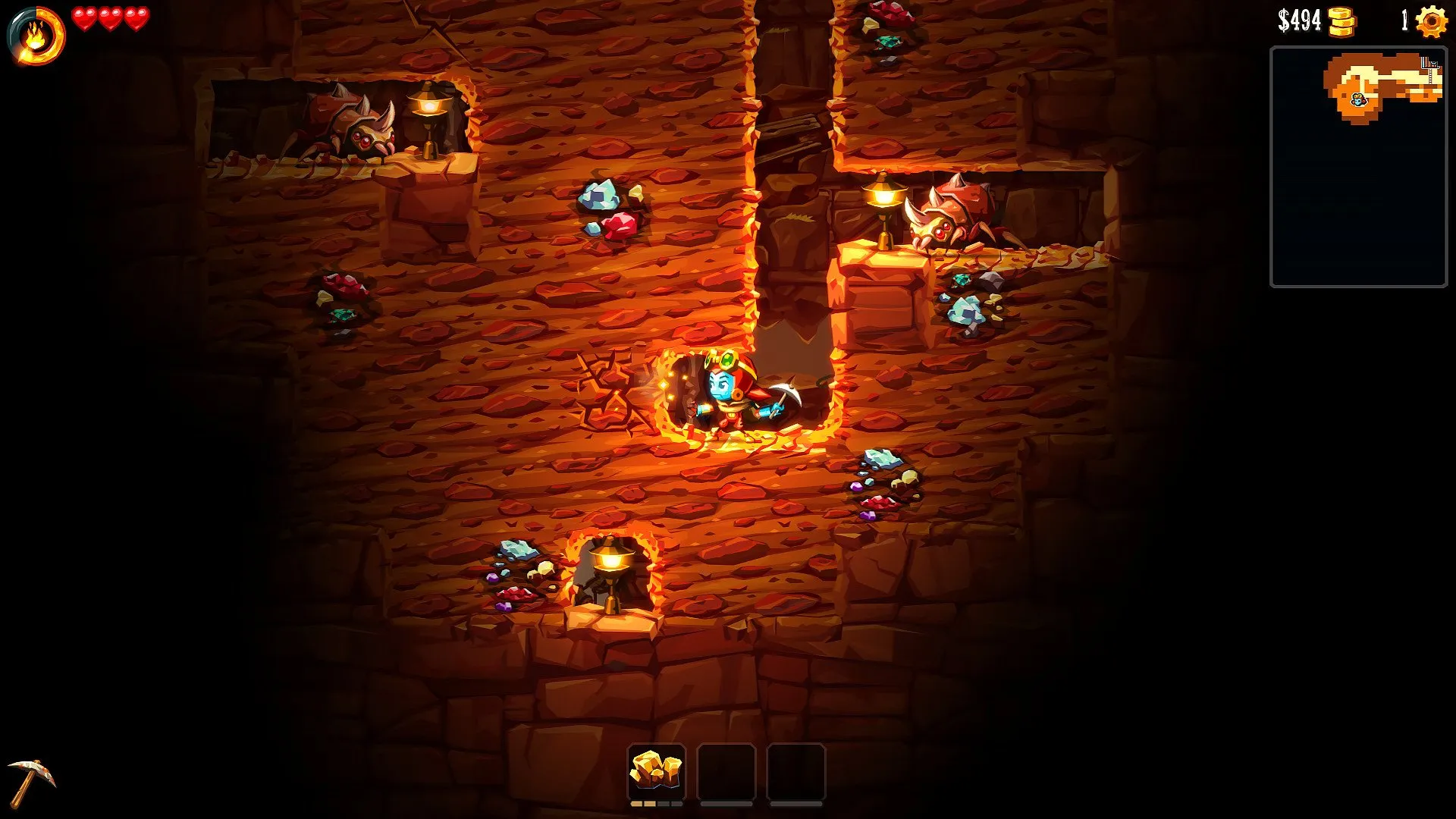 图片[1]破解版下载 | SteamWorld Dig 2 (蒸汽世界：挖掘2) 1.1 Build 18.1.1.1破解版下载 | MacPJ - 最新Mac软件与游戏破解版资源下载