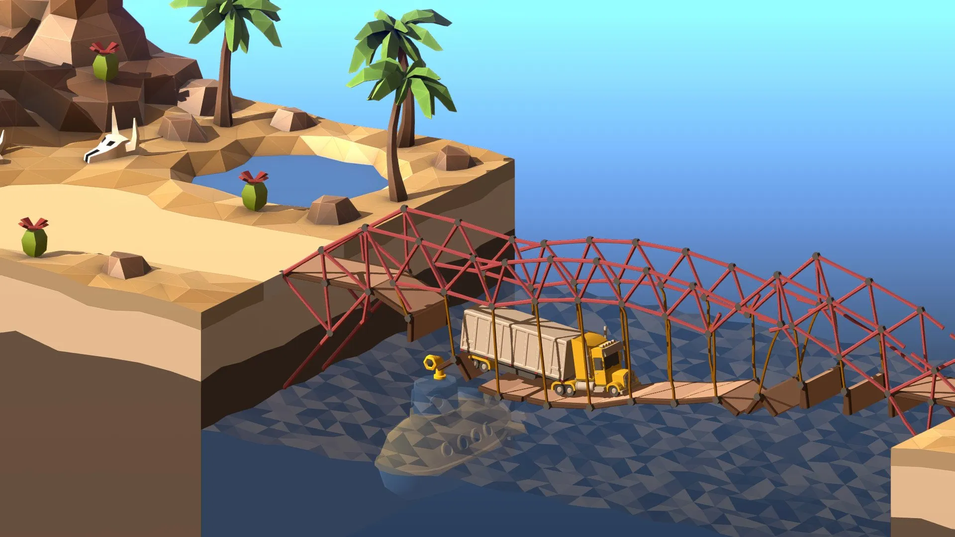 Poly Bridge 2 (桥梁建设模拟游戏) 1.34破解版下载 | MacPJ - 最新Mac软件与游戏破解版资源下载