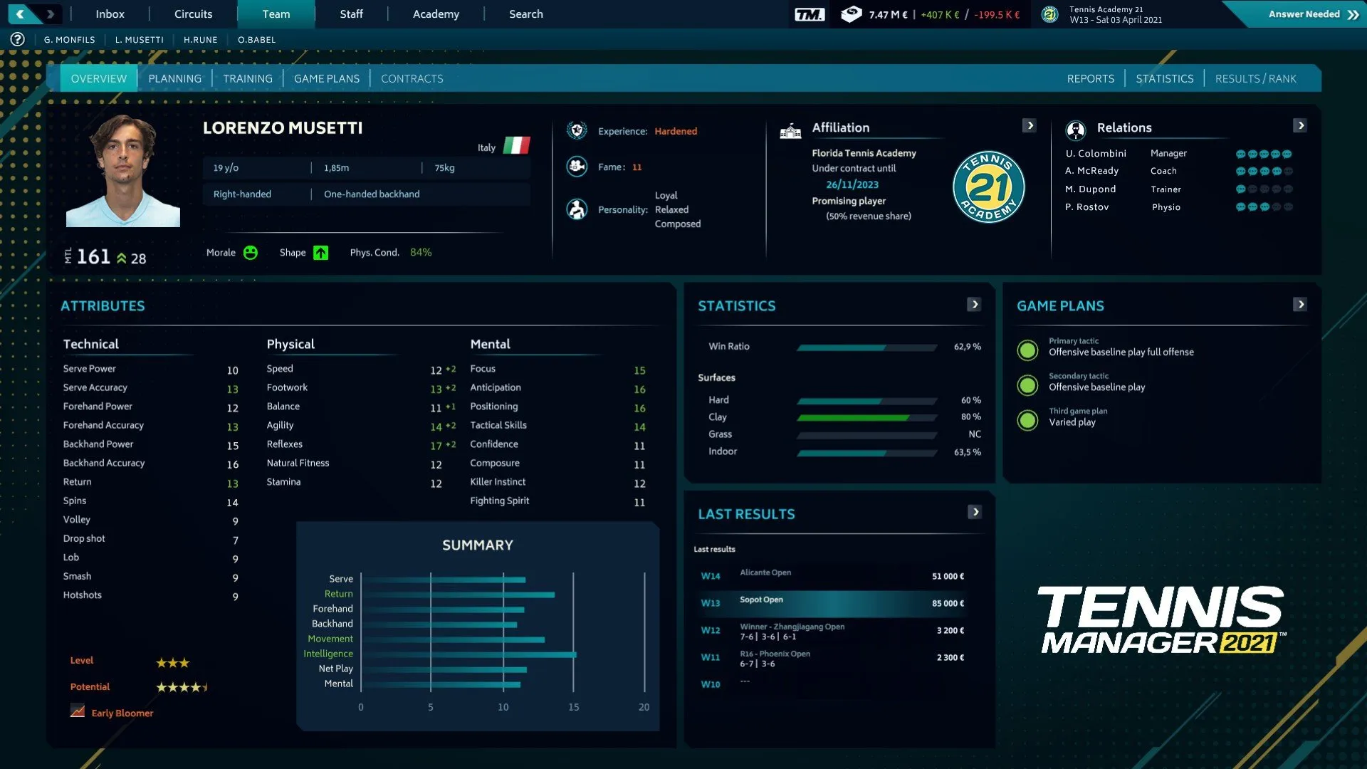 图片[1]破解版下载 | Tennis Manager 2021 (网球经理2021) 1.7.2 (51369)破解版下载 | MacPJ - 最新Mac软件与游戏破解版资源下载