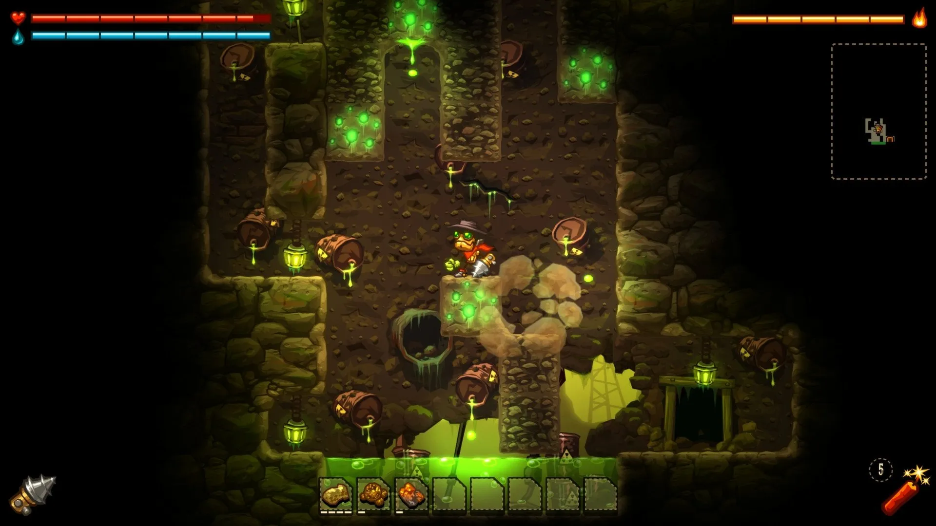 图片[1]破解版下载 | SteamWorld Dig (蒸汽世界：掘进) 1.1.0.4破解版下载 | MacPJ - 最新Mac软件与游戏破解版资源下载