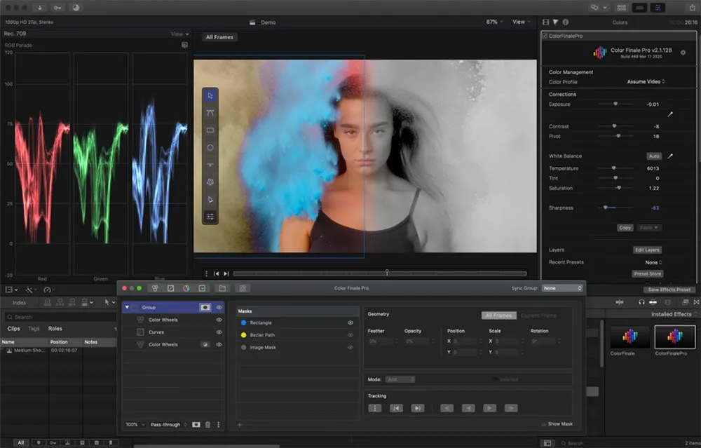 Color Finale Pro 2.2.8 Mac FCPX专业分级调色插件破解版下载 | MacPJ - 最新Mac软件与游戏破解版资源下载