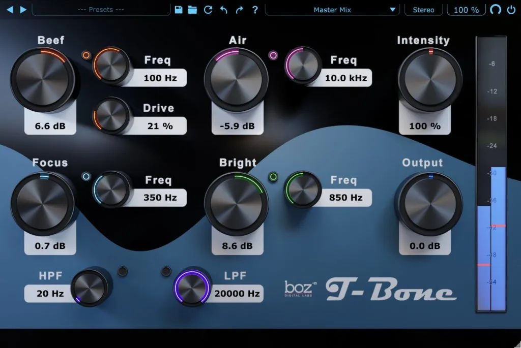 T-Bone 2.0.6 Boz Digital Labs 更新T-Bone 2 倾斜均衡器插件，价格更多音色塑形破解版下载 | MacPJ - 最新Mac软件与游戏破解版资源下载