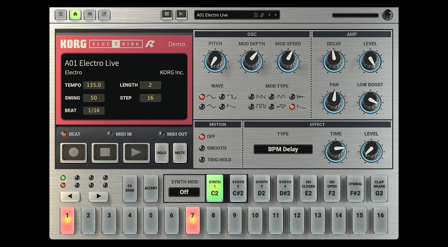 KORG Software ELECTRIBE-R 1.0.2 鼓机采样合成器插件破解版下载 | MacPJ - 最新Mac软件与游戏破解版资源下载