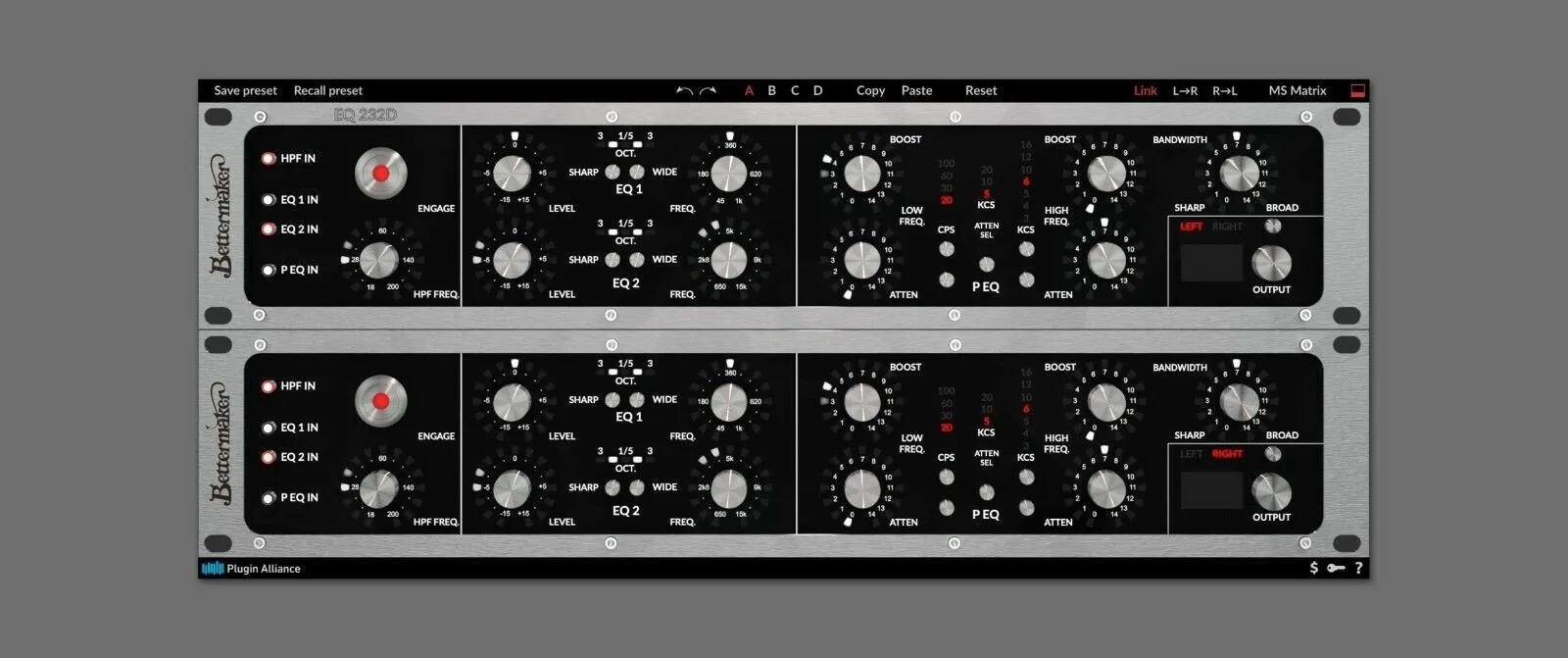 Bettermaker EQ232D 1.0.2 母带均衡效果器插件破解版下载 | MacPJ - 最新Mac软件与游戏破解版资源下载
