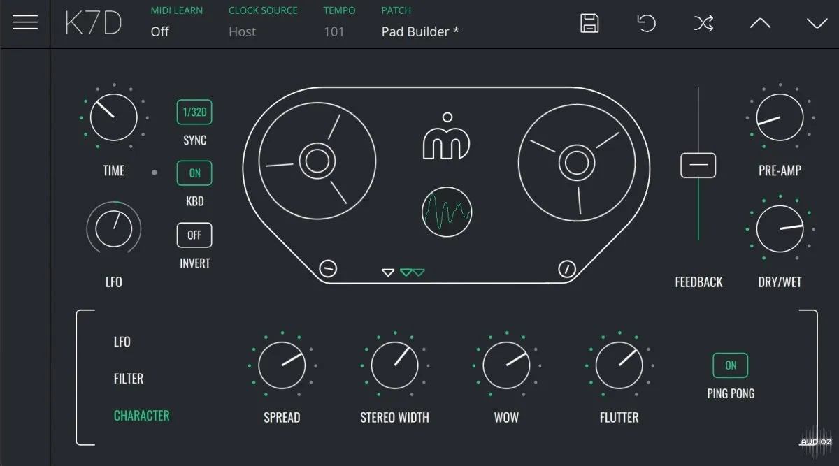 Imaginando K7D Tape Delay 1.3.0 复古磁带延迟效果器插件破解版下载 | MacPJ - 最新Mac软件与游戏破解版资源下载