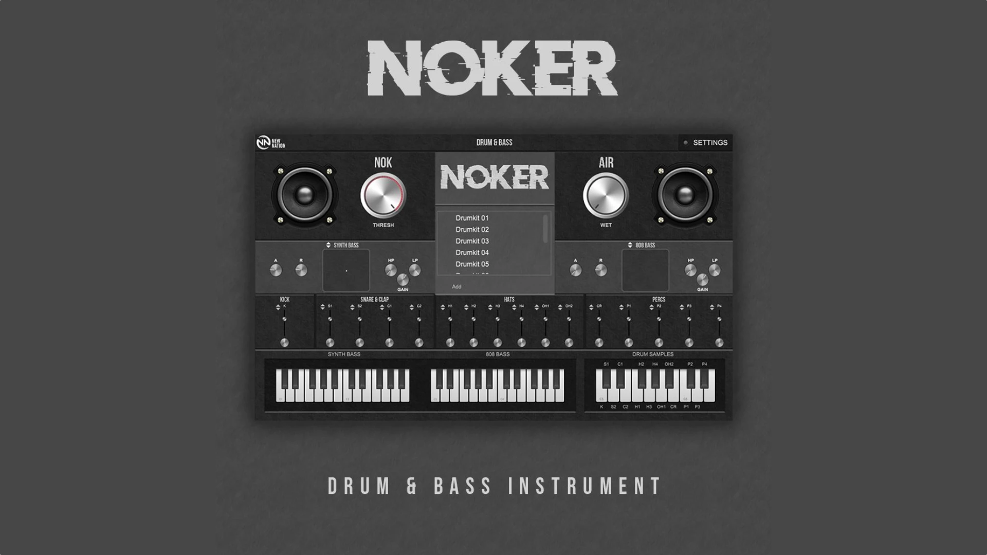 New Nation Noker Drum & Bass 1.1.1 鼓和低音插件破解版下载 | MacPJ - 最新Mac软件与游戏破解版资源下载