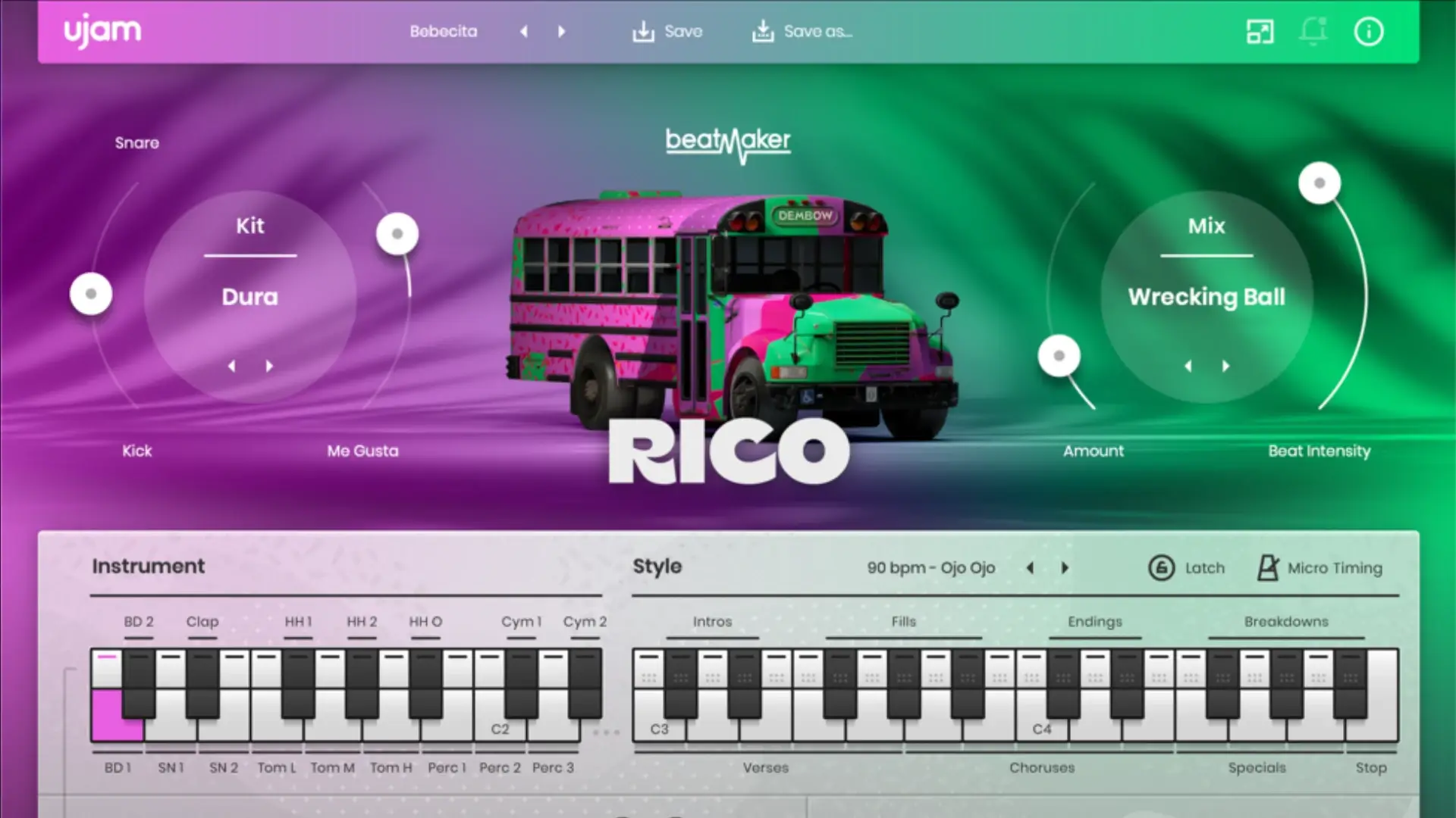 uJAM Beatmaker RICO 2.3.1 雷鬼音乐和拉丁流行音乐节拍制作插件 - MacPJ - 最新Mac软件与游戏破解版资源下载破解版下载 | MacPJ - 最新Mac软件与游戏破解版资源下载