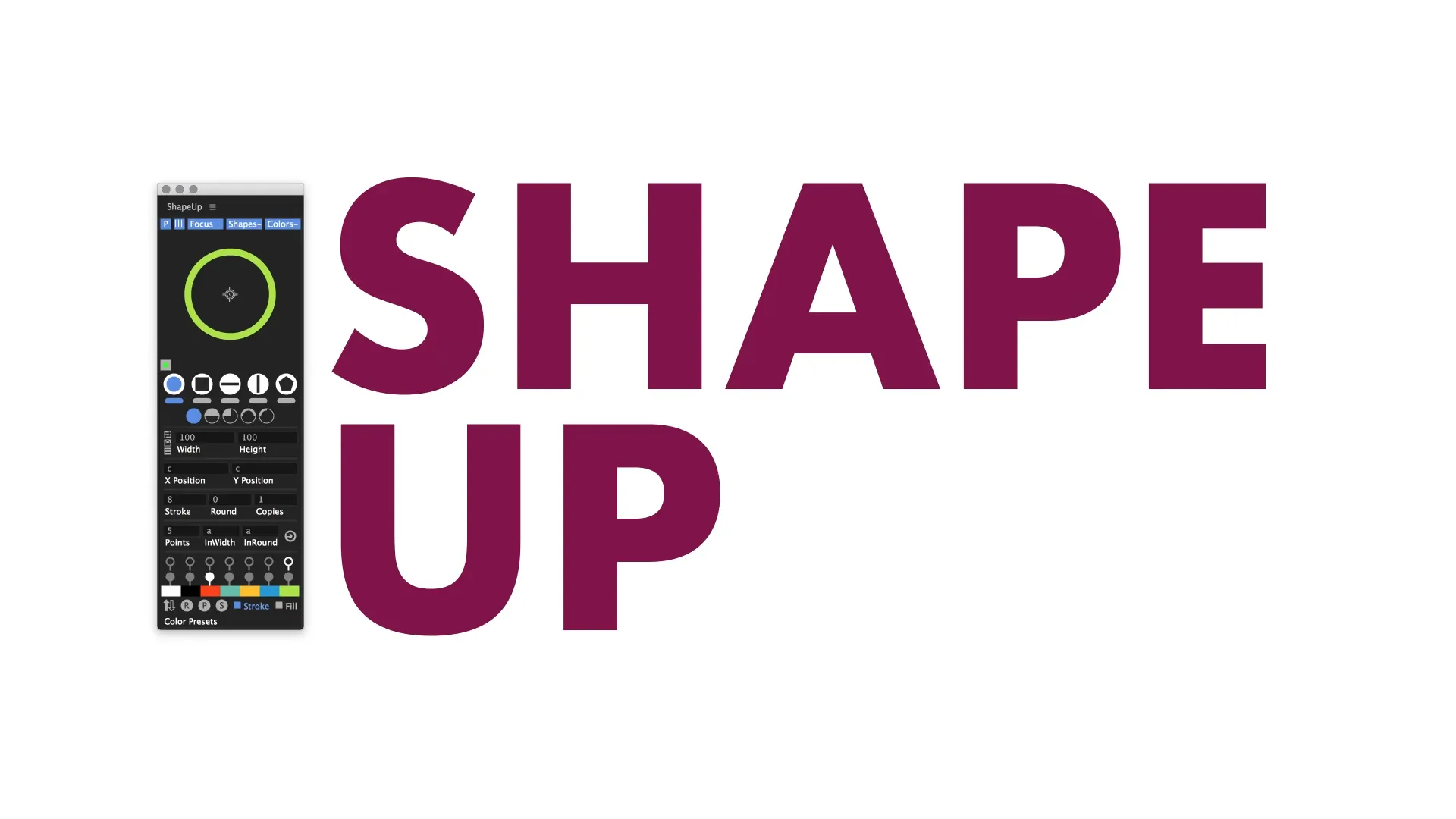 Shape Up 1.0.7 AE自定义形状创建插件破解版下载 | MacPJ - 最新Mac软件与游戏破解版资源下载