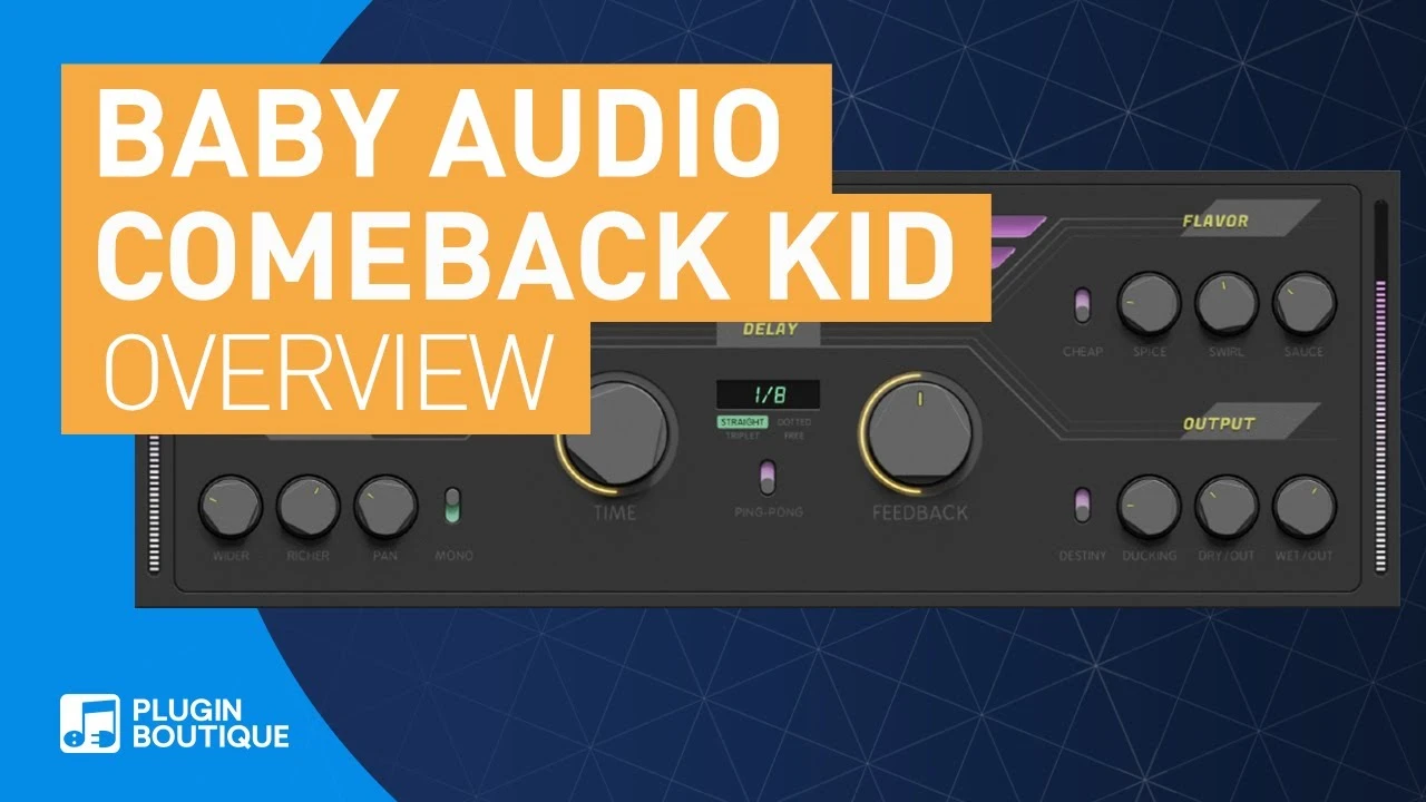 Baby Audio Comeback Kid 1.6.0 音乐插件破解版下载 | MacPJ - 最新Mac软件与游戏破解版资源下载