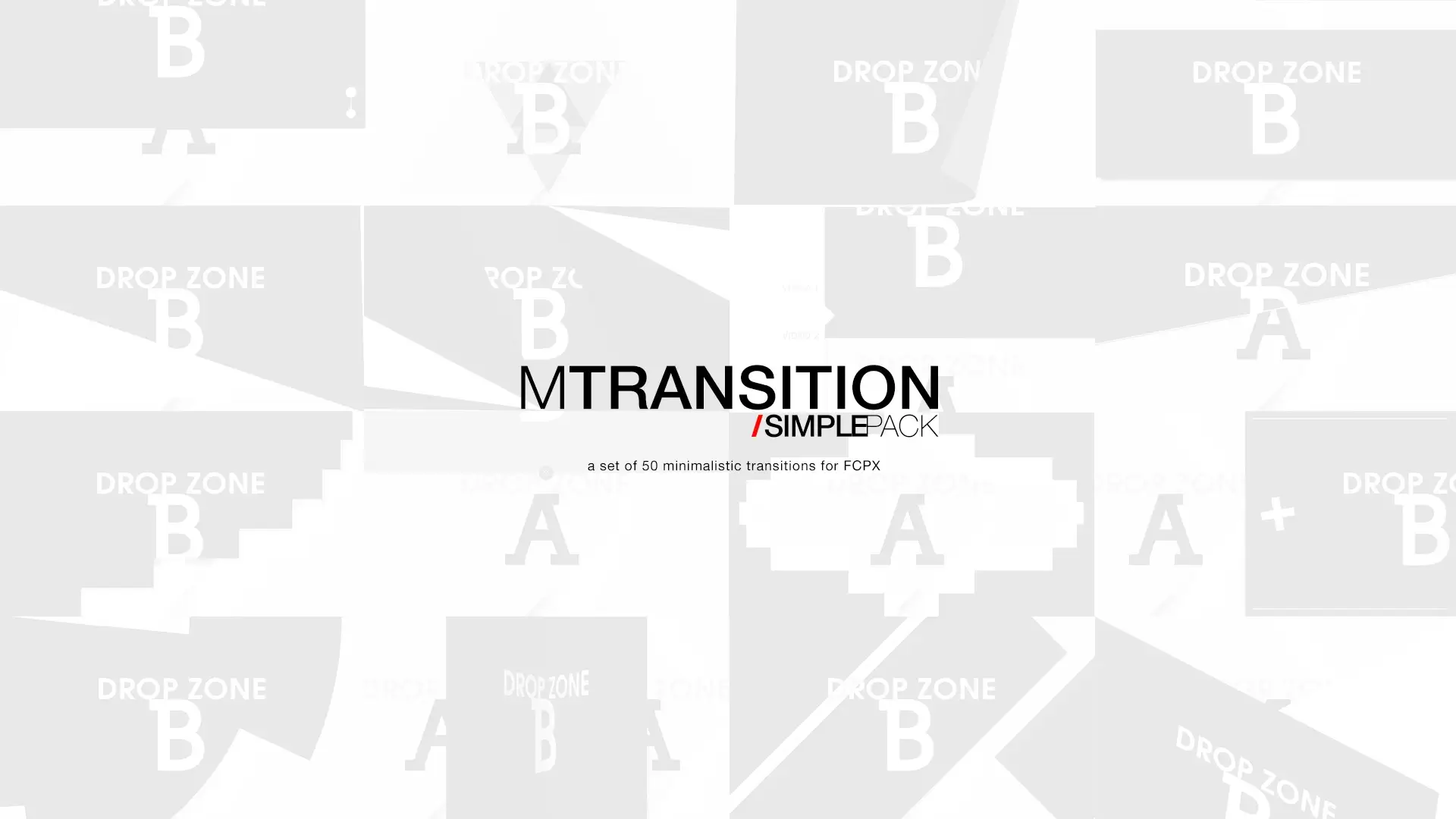 mTransition Simple Pack FCPX插件-mTransition Simple Pack 1.0 切片转场效果破解版下载 | MacPJ - 最新Mac软件与游戏破解版资源下载