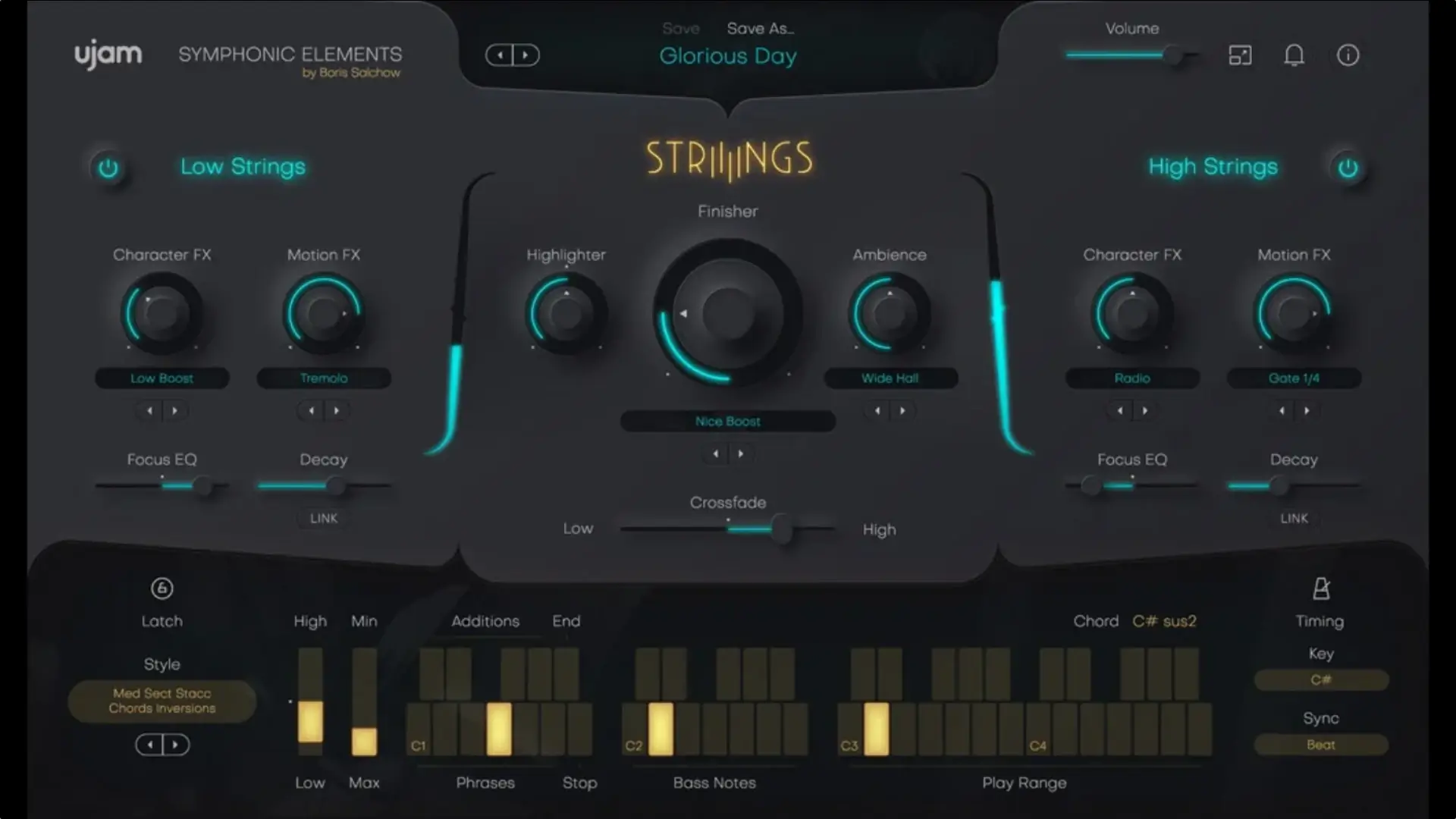 uJAM Symphonic Elements STRIIIINGS 1.2.0 使用带有声音设计的现代弦乐合奏器破解版下载 | MacPJ - 最新Mac软件与游戏破解版资源下载