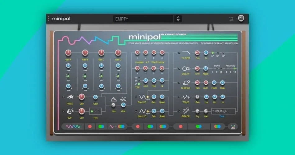 Karanyi Sounds Minipol 1.0.0 虚拟模拟合成器破解版下载 | MacPJ - 最新Mac软件与游戏破解版资源下载
