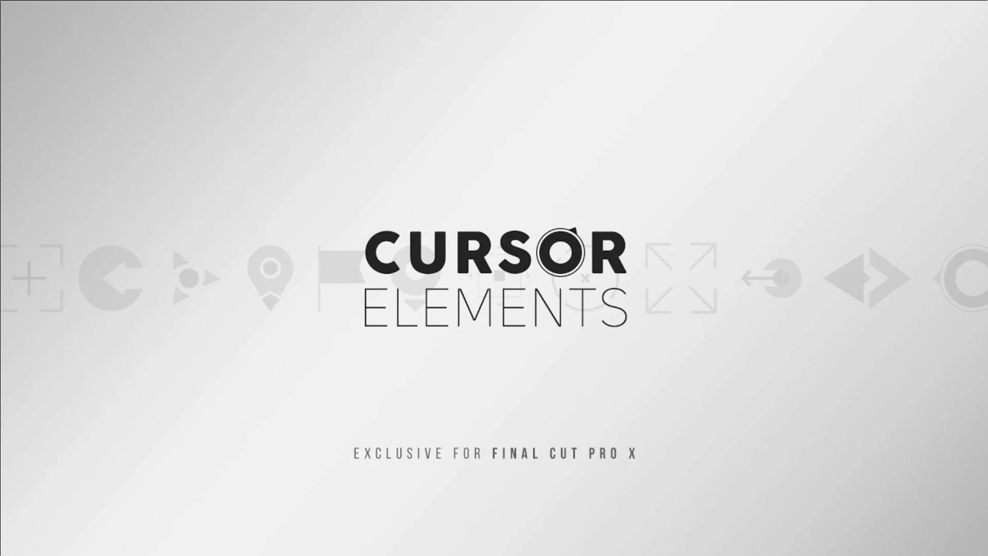 LenoFX 100 Cursor Elements  FCPX插件-100种简约定位光标元素文字标题注释动画预设破解版下载 | MacPJ - 最新Mac软件与游戏破解版资源下载