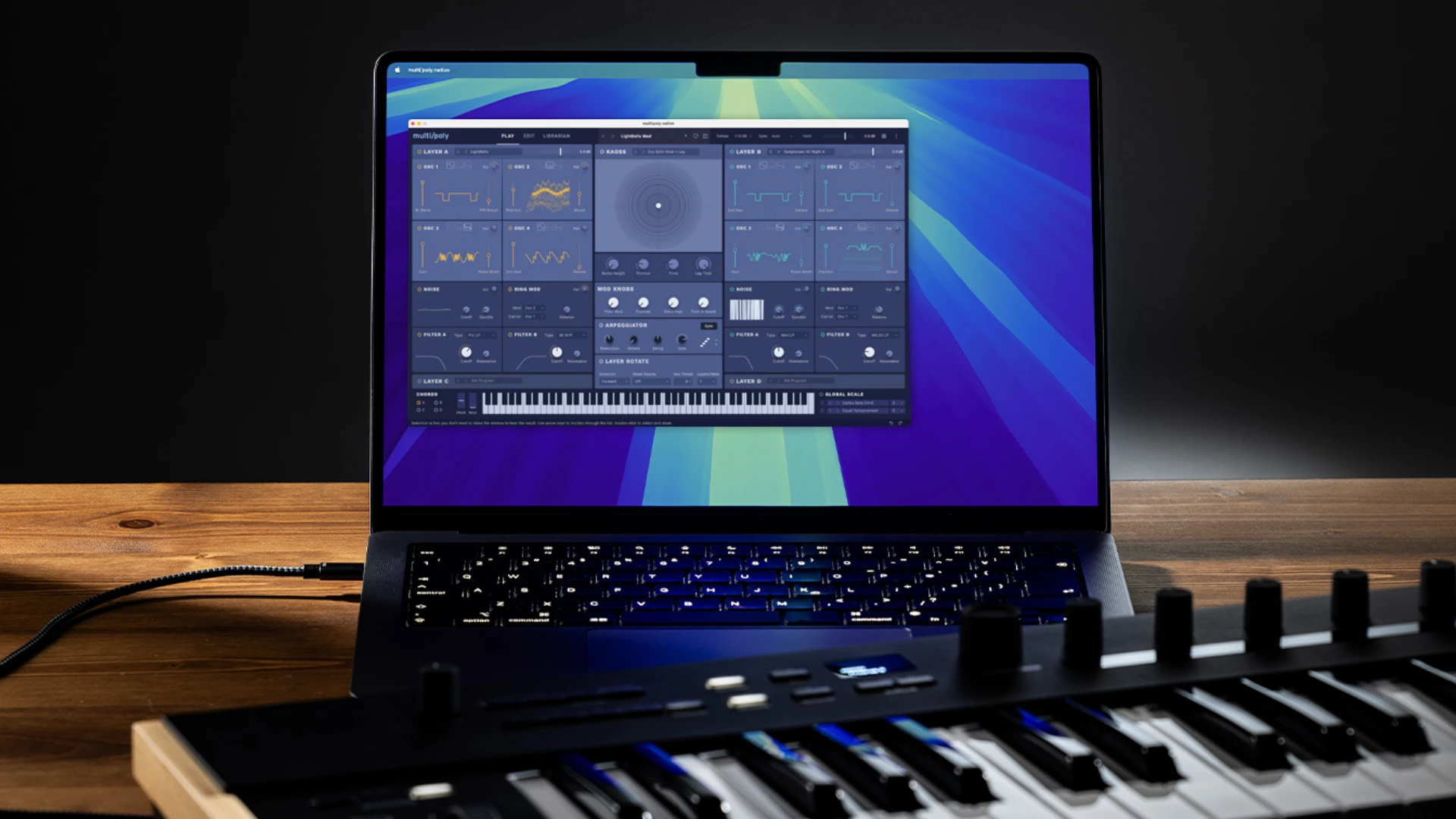 KORG Software Multipoly Native 1.0.3 插件-模拟经典合成器破解版下载 | MacPJ - 最新Mac软件与游戏破解版资源下载