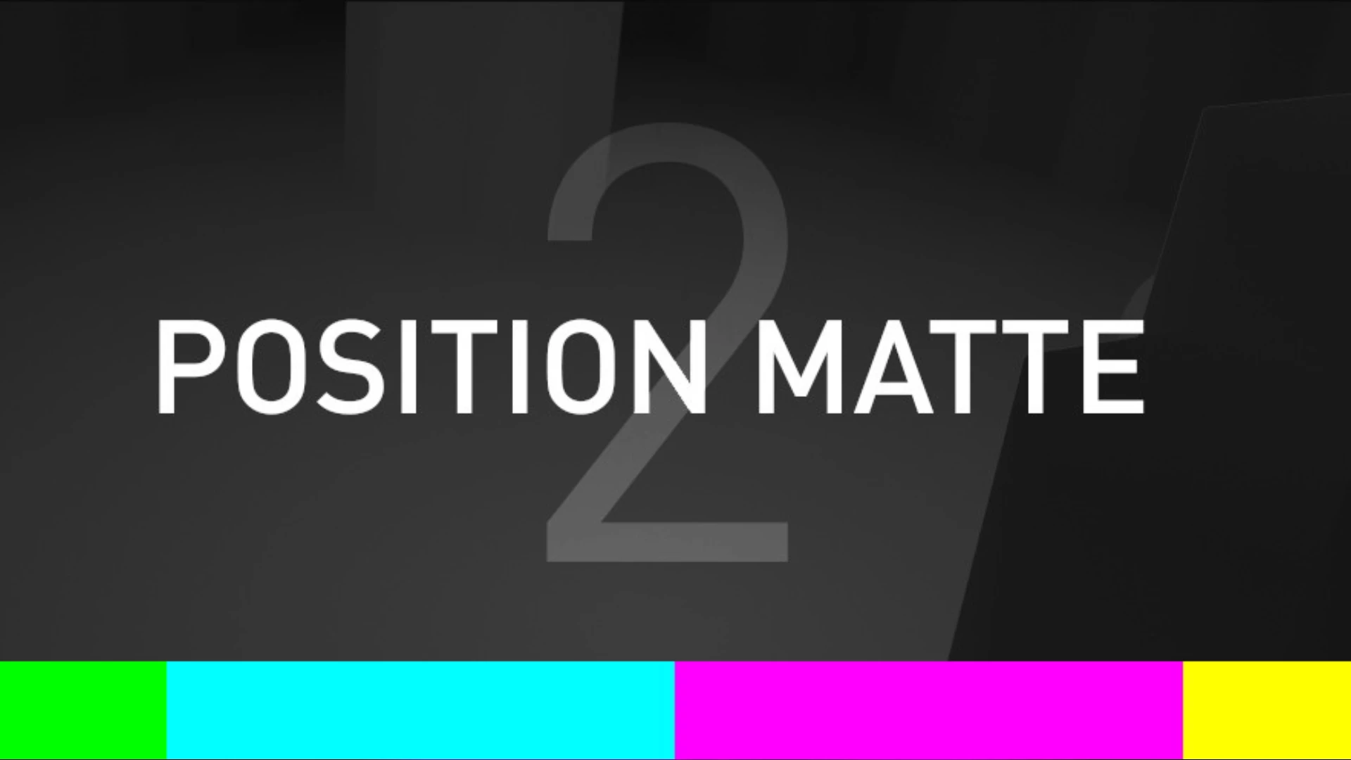 Position Matte 2 v2.3 AE插件-三维通道蒙板合成控制破解版下载 | MacPJ - 最新Mac软件与游戏破解版资源下载