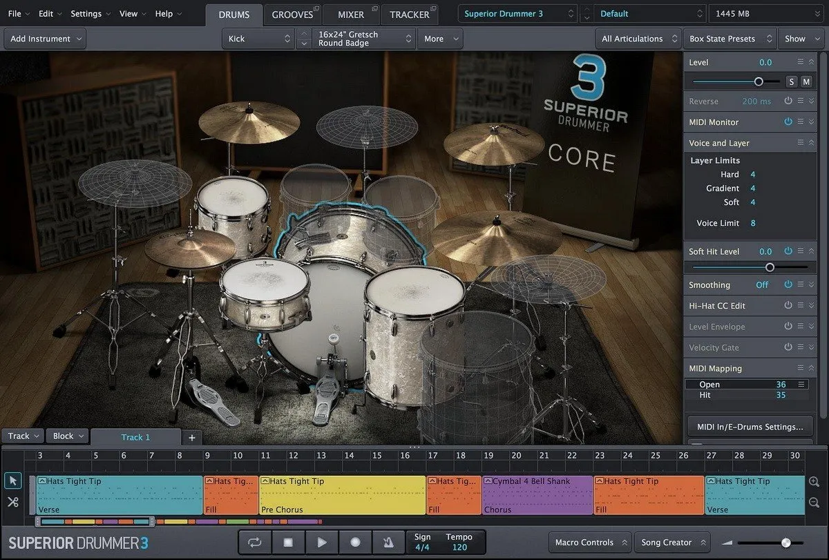 Toontrack Superior Drummer 3.3.7 鼓音乐制作工具破解版下载 | MacPJ - 最新Mac软件与游戏破解版资源下载