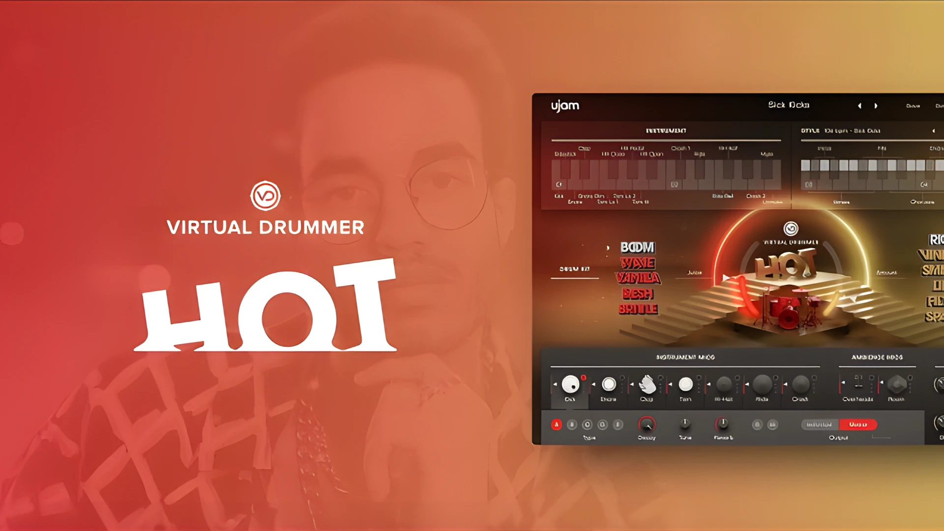 uJAM Virtual Drummer HOT 2.4.1 虚拟鼓插件破解版下载 | MacPJ - 最新Mac软件与游戏破解版资源下载