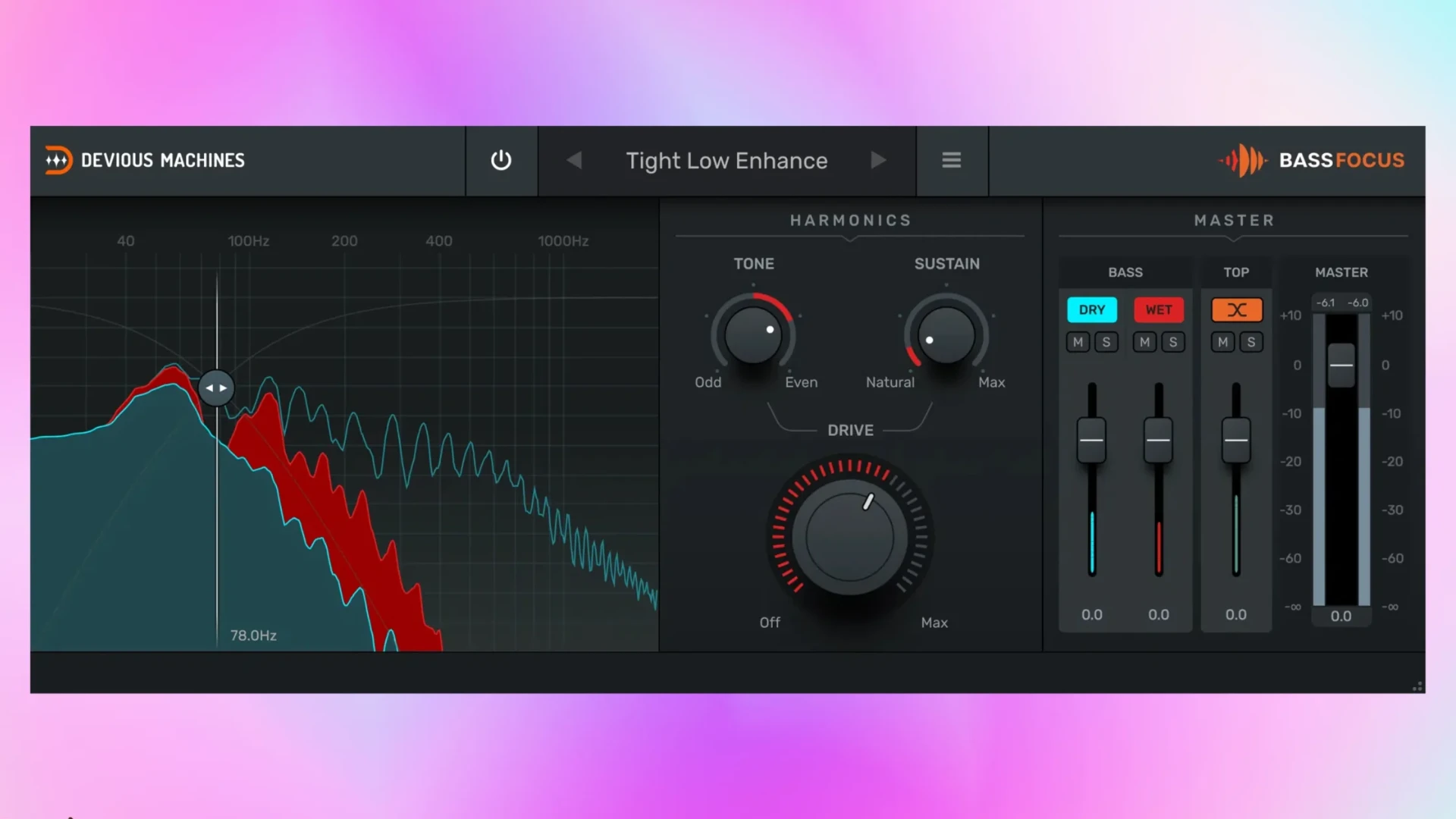 Devious Machines Bass Focus 1.0.4 低频增强插件破解版下载 | MacPJ - 最新Mac软件与游戏破解版资源下载