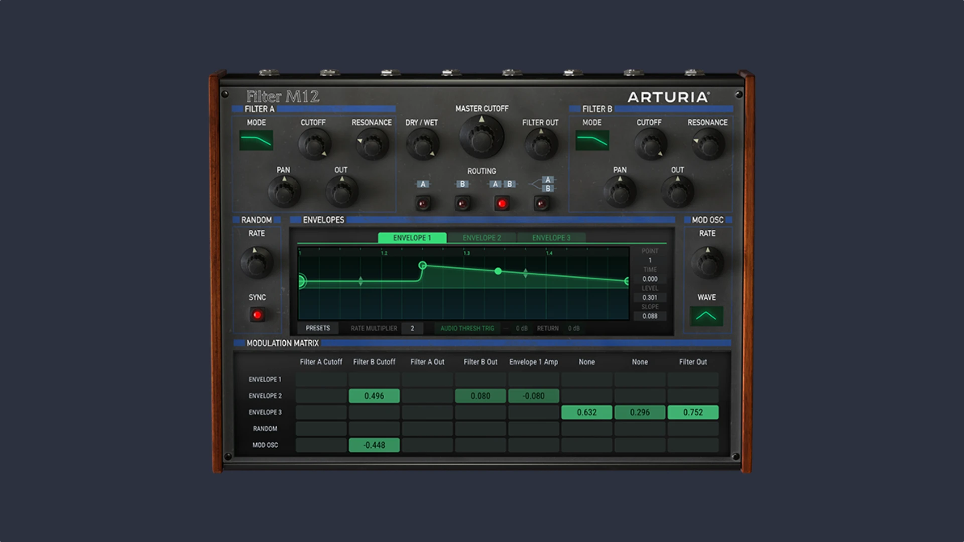 Arturia Filter M12 1.8.0 多模滤波器模拟合成插件破解版下载 | MacPJ - 最新Mac软件与游戏破解版资源下载