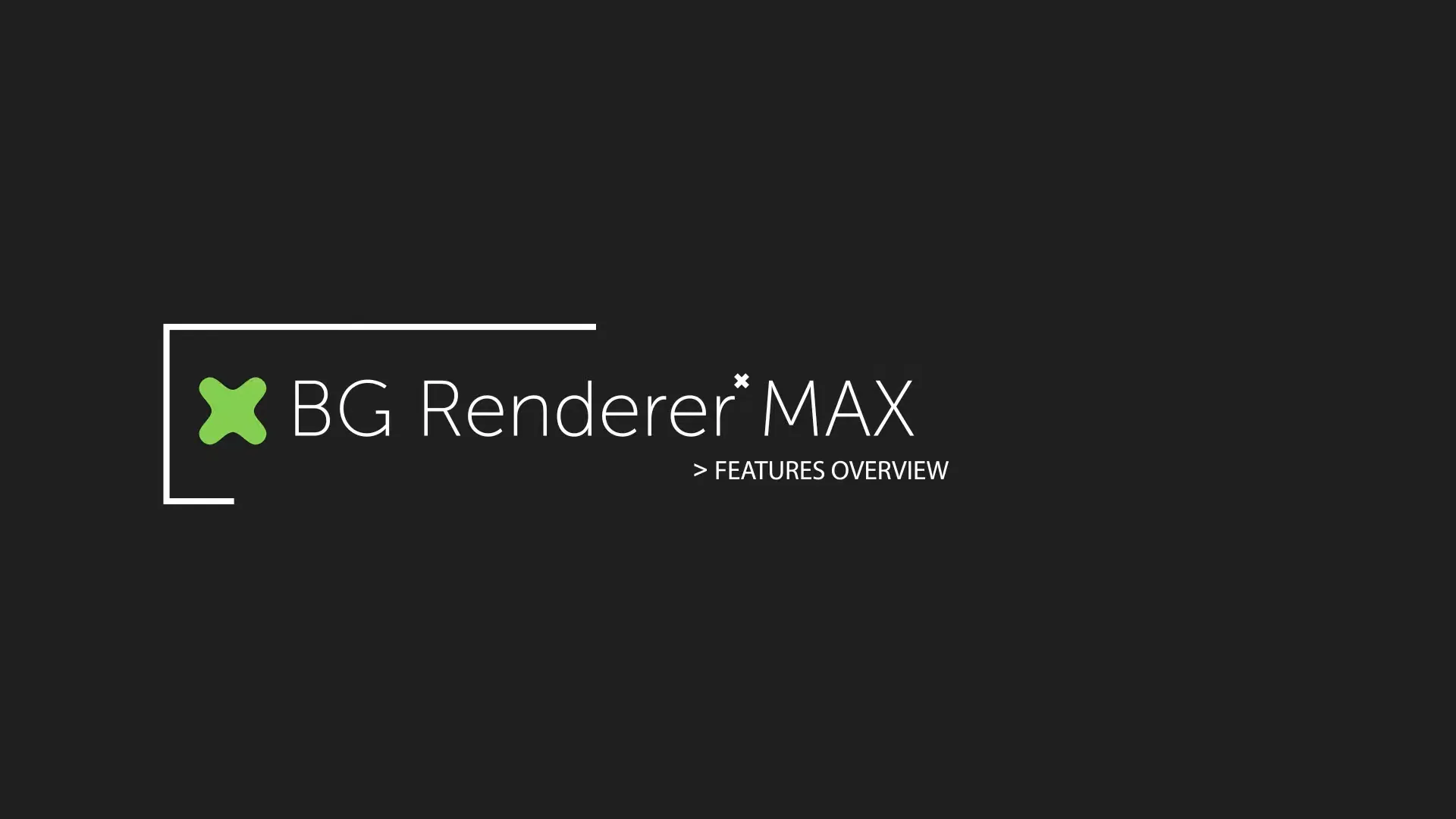 BG Renderer MAX 1.0.24 AE脚本-多线程加速渲染输出文件破解版下载 | MacPJ - 最新Mac软件与游戏破解版资源下载