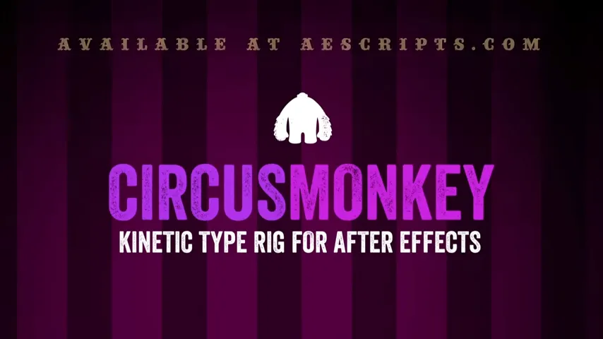 CircusMonkey 1.08 3D空间文字排版MG动画脚本破解版下载 | MacPJ - 最新Mac软件与游戏破解版资源下载