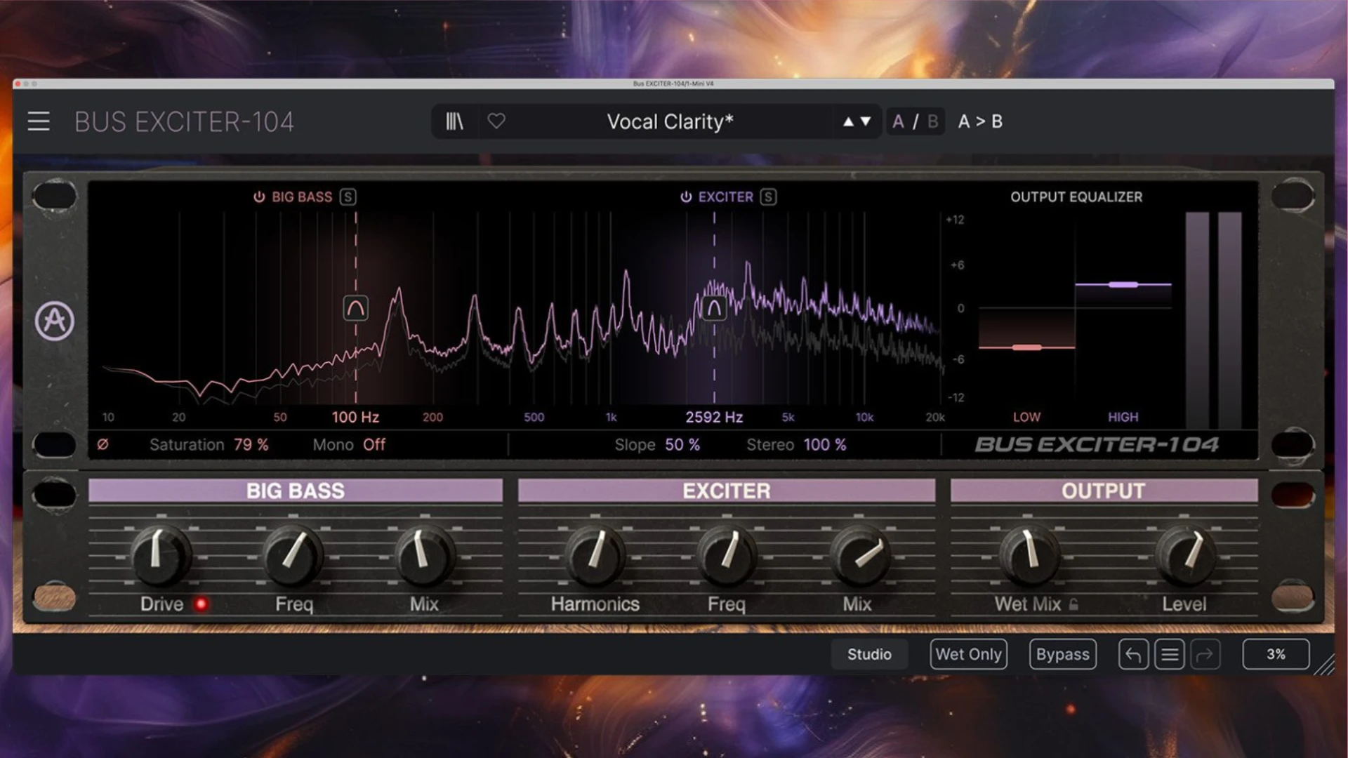 Arturia Bus EXCITER-104 1.0.0 混音增强器插件破解版下载 | MacPJ - 最新Mac软件与游戏破解版资源下载