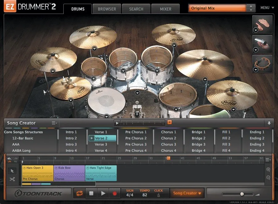 Toontrack EZdrummer 3.1.0 鼓音乐制作工具原创破解版下载 | MacPJ - 最新Mac软件与游戏破解版资源下载