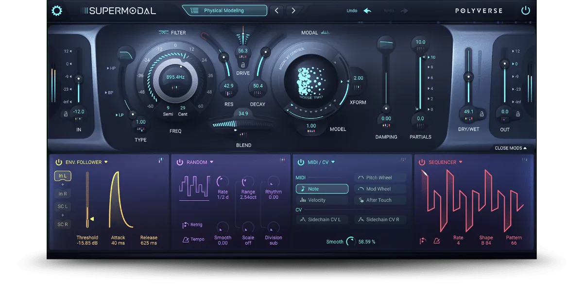 Polyverse Music Supermodal 0.5.0 强大的滤波器插件 - MacPJ - 最新Mac软件与游戏破解版资源下载破解版下载 | MacPJ - 最新Mac软件与游戏破解版资源下载