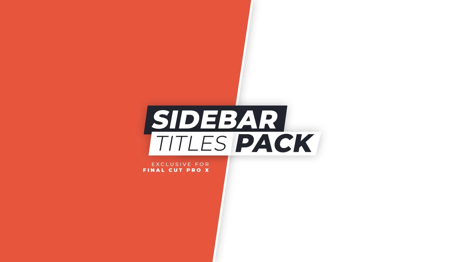 LenoFX Sidebar Titles  FCPX插件-53种侧边栏色块标题文字动画预设破解版下载 | MacPJ - 最新Mac软件与游戏破解版资源下载