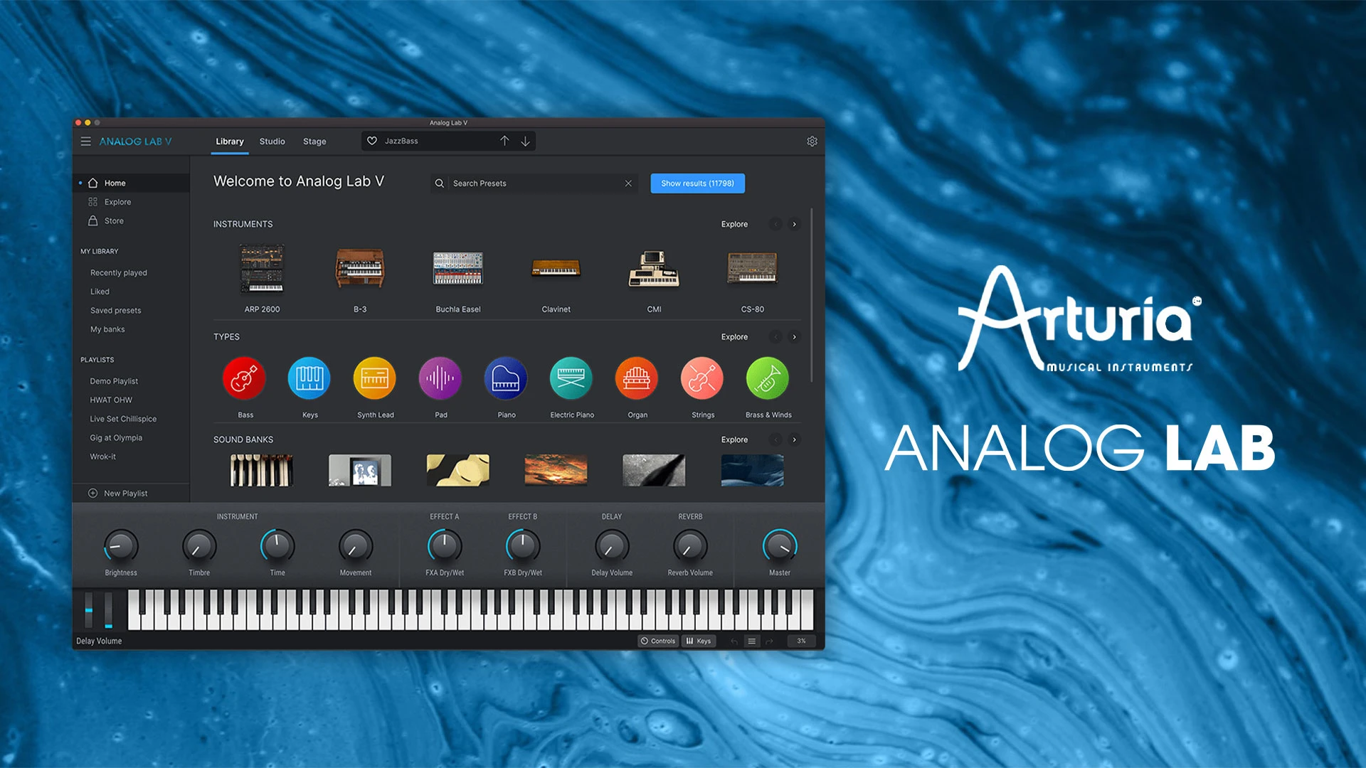 Arturia Analog Lab V Pro 5.11.2 模拟键盘合成器插件破解版下载 | MacPJ - 最新Mac软件与游戏破解版资源下载