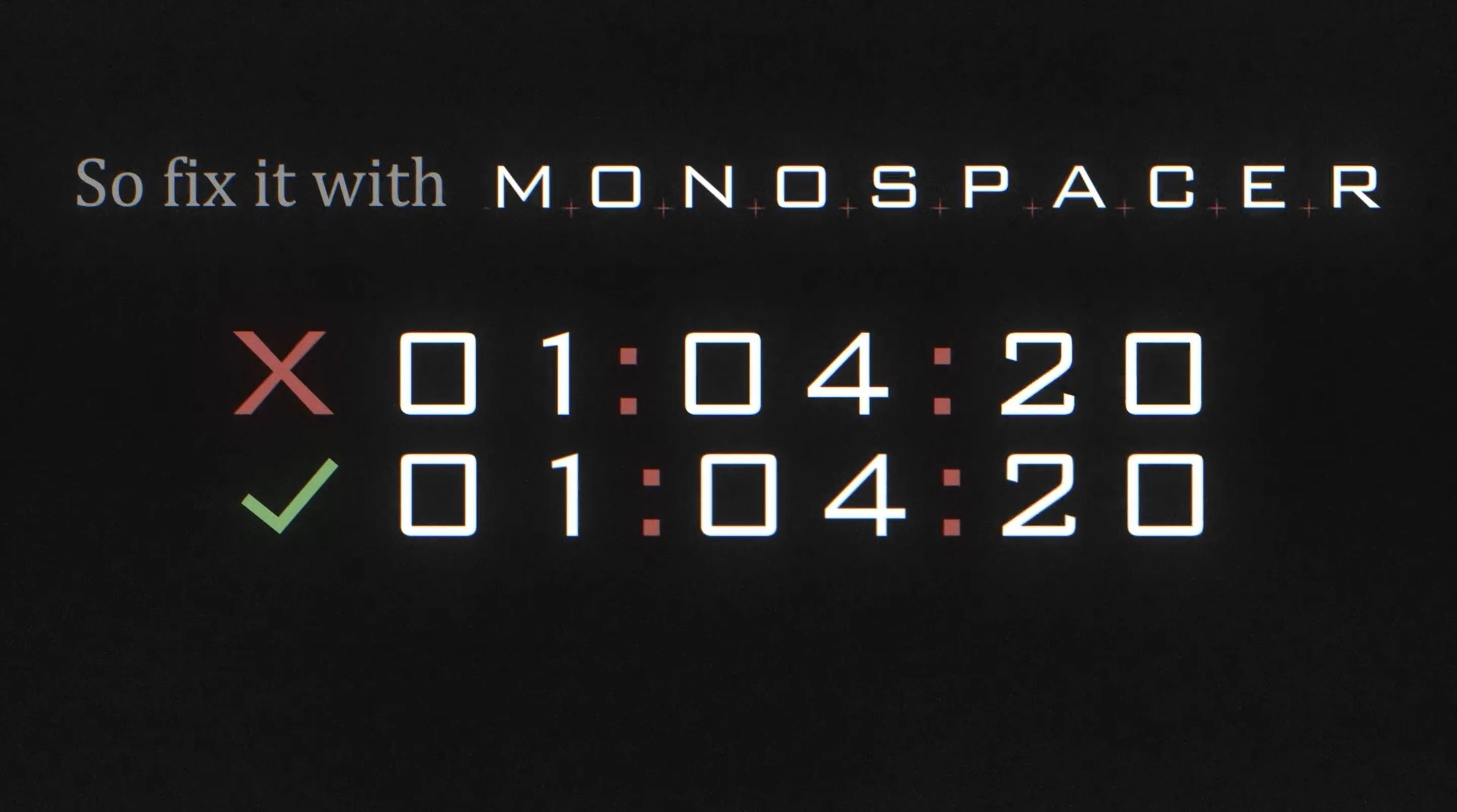 Monospacer 1.2.4 解决字体变化画面长宽不适配的跳动问题 - MacPJ - 最新Mac软件与游戏破解版资源下载破解版下载 | MacPJ - 最新Mac软件与游戏破解版资源下载