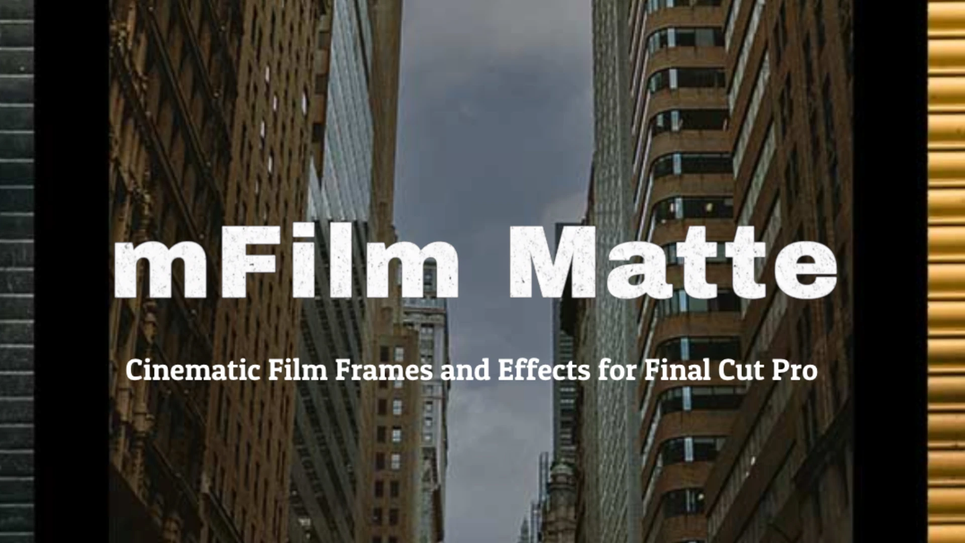 motionVFX mFilm Matte FCPX插件-82个复古怀旧老电影胶片破解版下载 | MacPJ - 最新Mac软件与游戏破解版资源下载